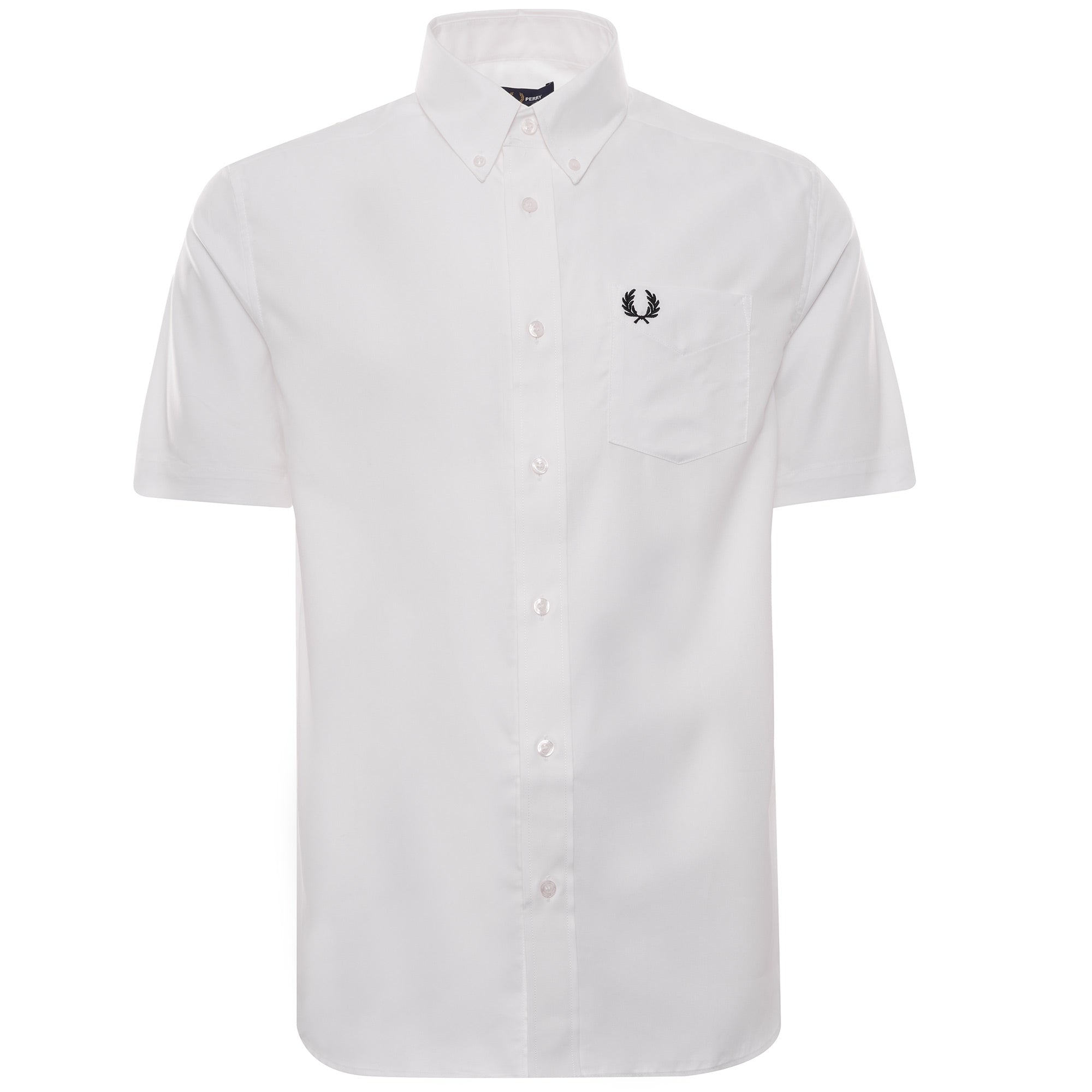 Short Sleeve Oxford Shirt - White