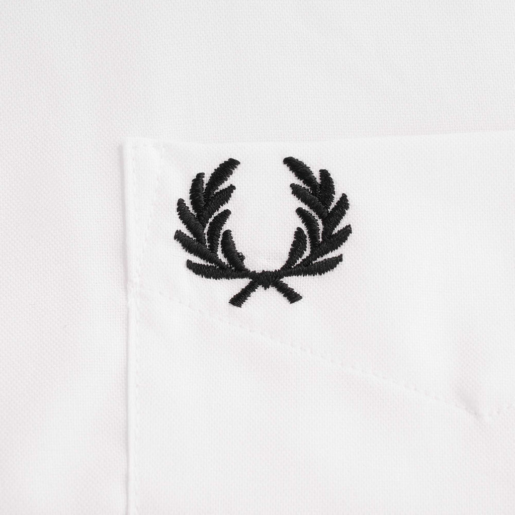 Short Sleeve Oxford Shirt - White