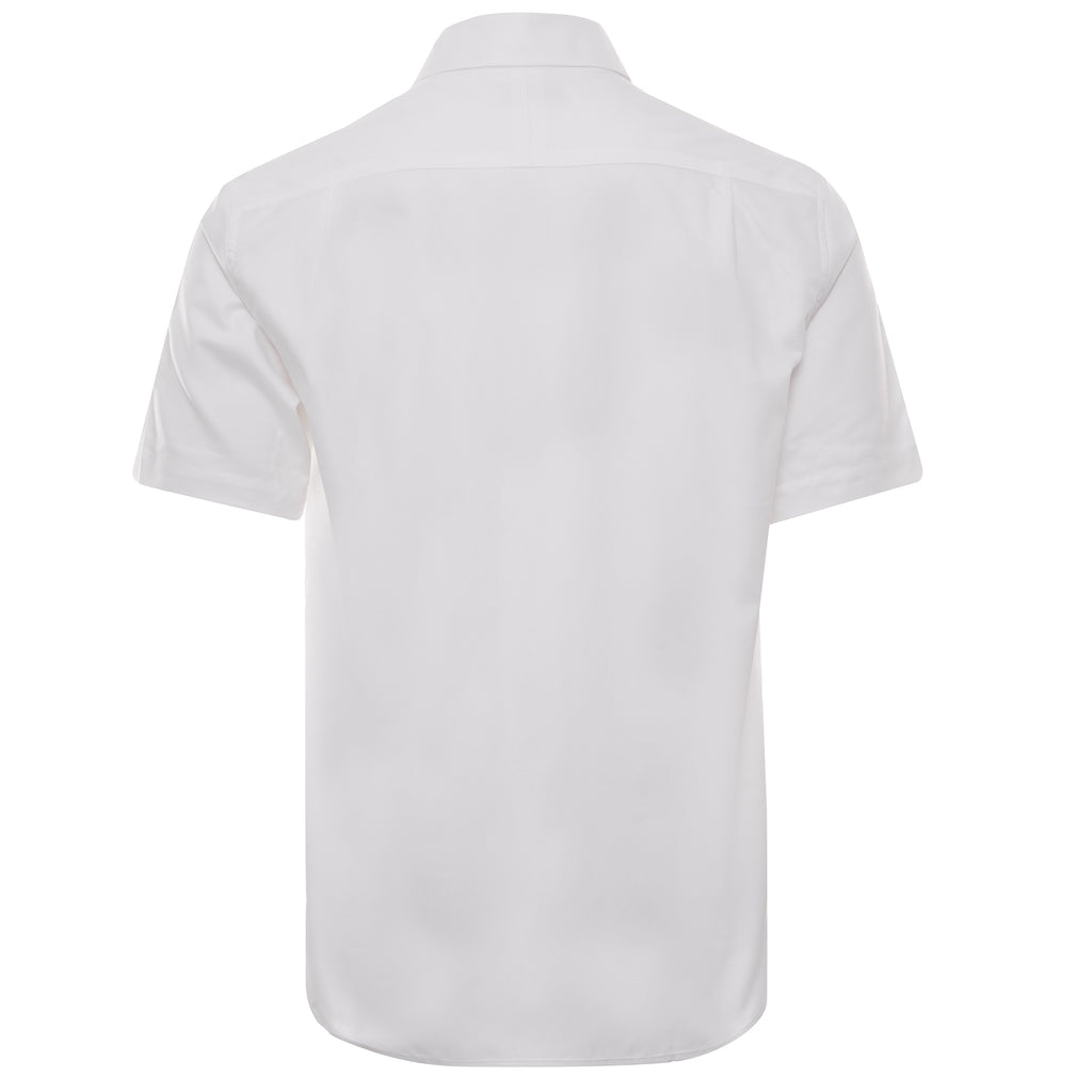 Short Sleeve Oxford Shirt - White