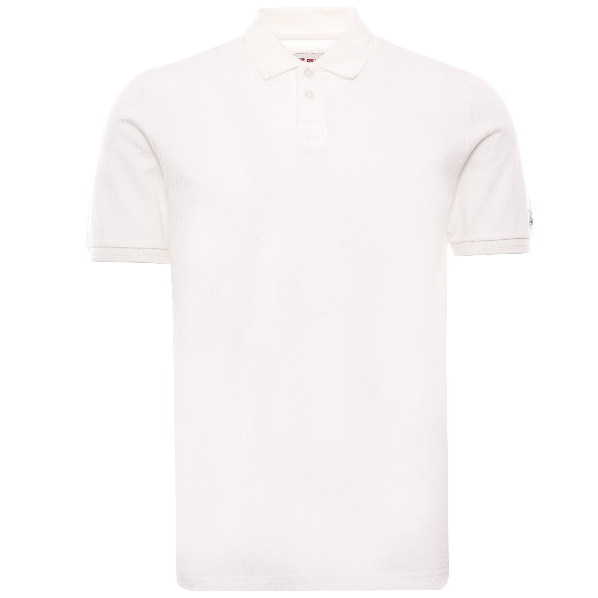 Oxford Pique Polo - White