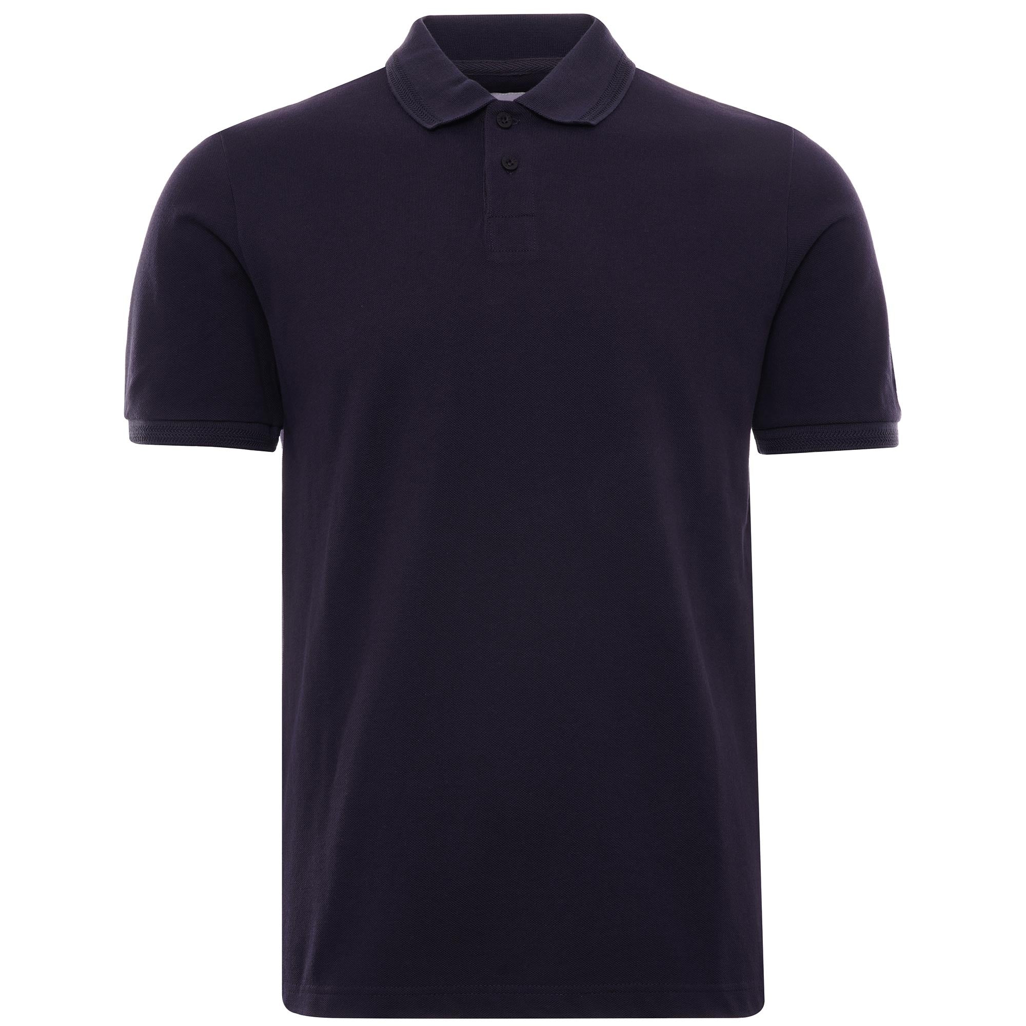Oxford Pique Polo - Navy