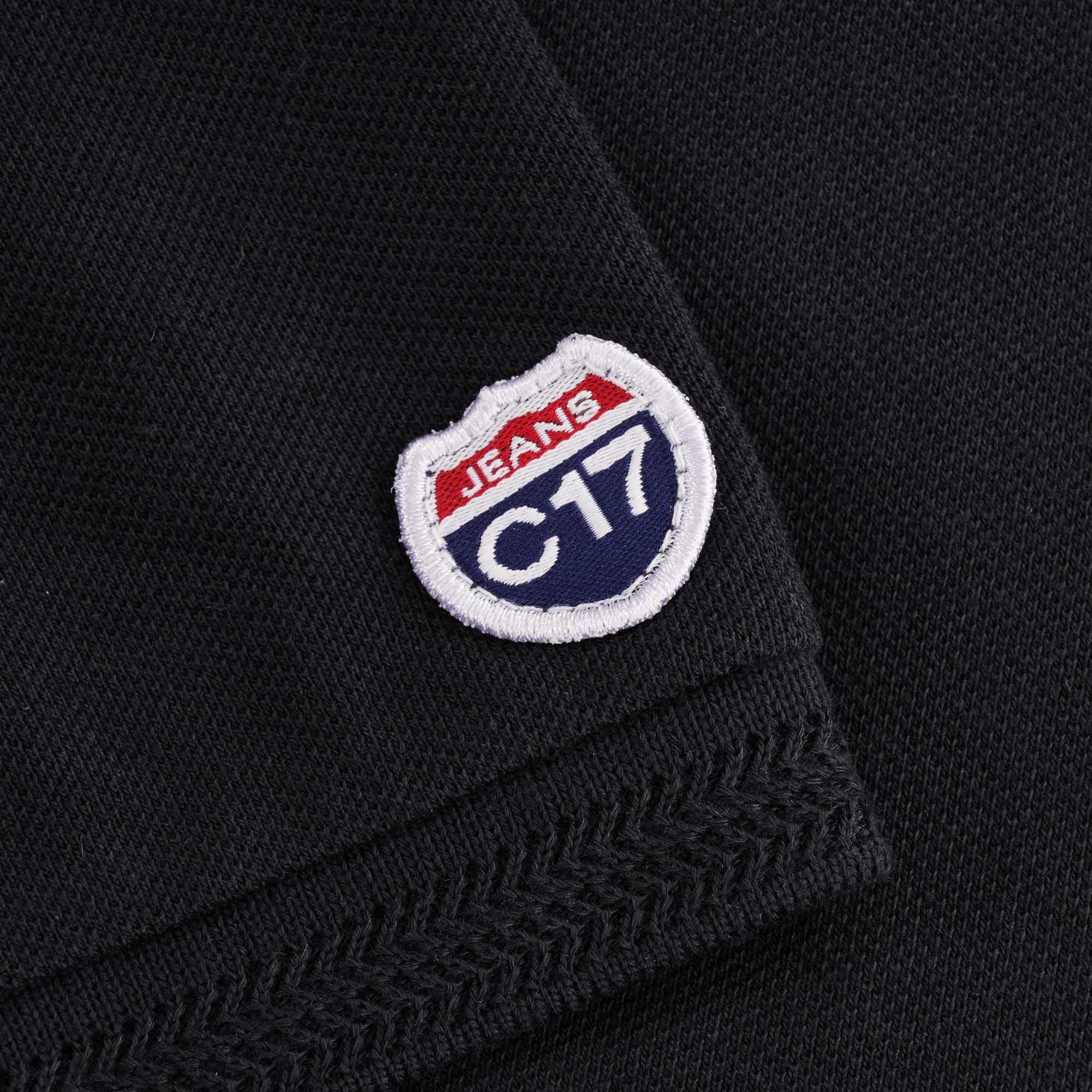 Oxford Pique Polo - Black