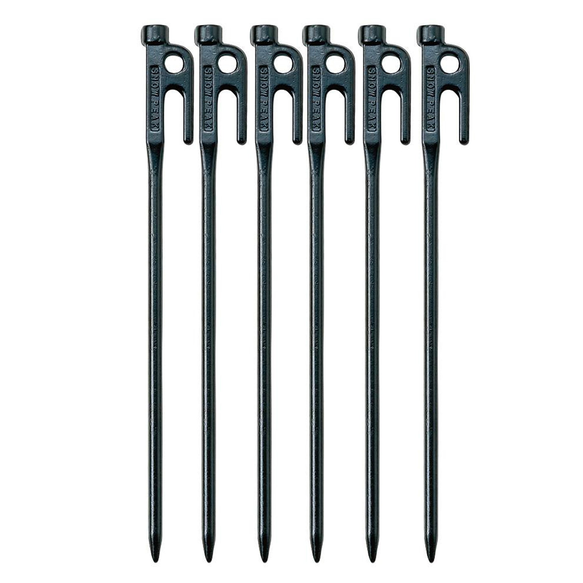 Solid Stake #30 6 Pcs Set - Black