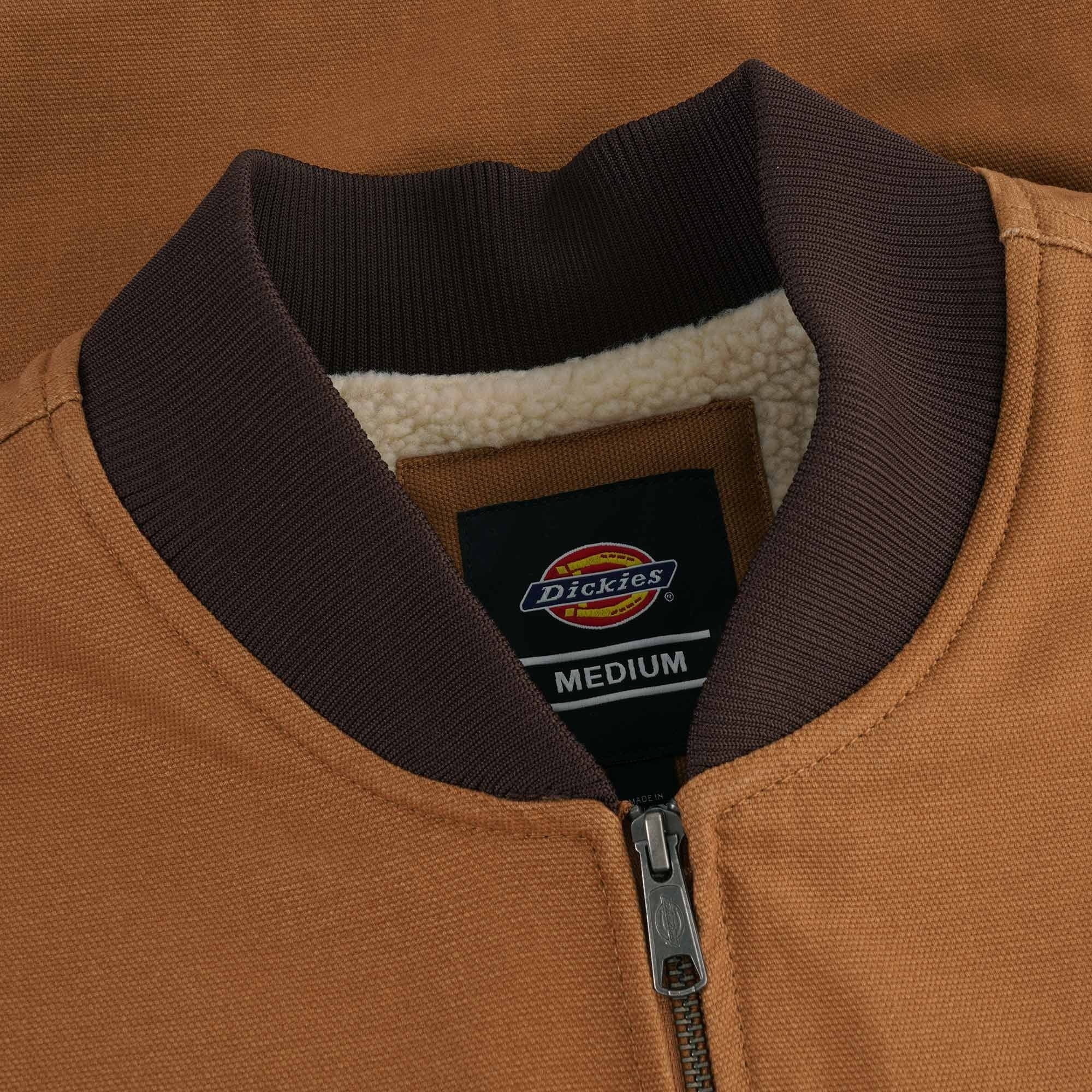 Sherpa Lined Duck Vest - Brown Duck