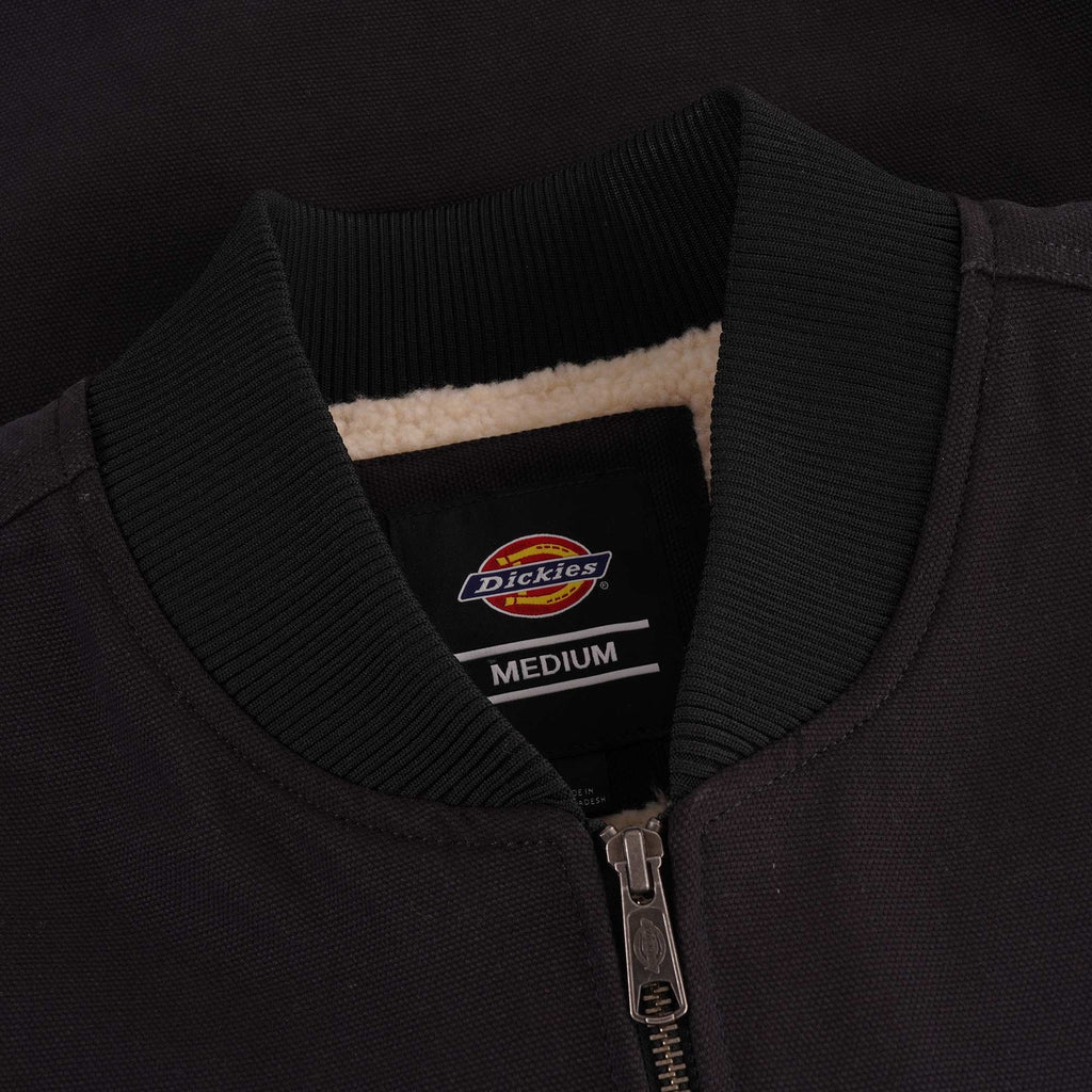 Sherpa Lined Duck Vest - Black