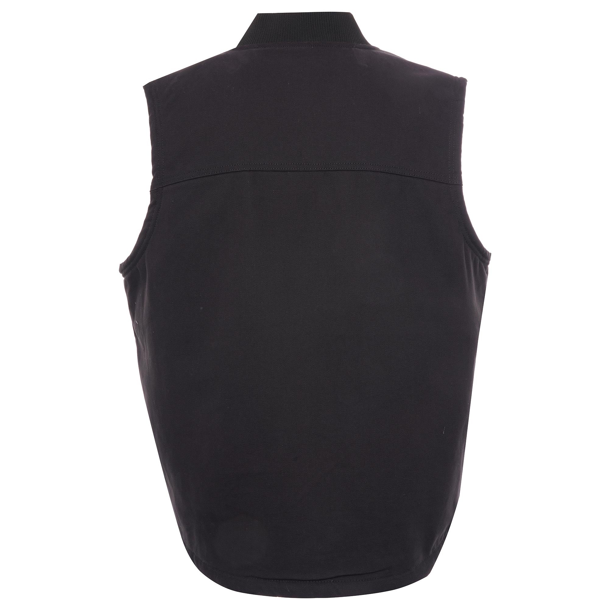 Sherpa Lined Duck Vest - Black