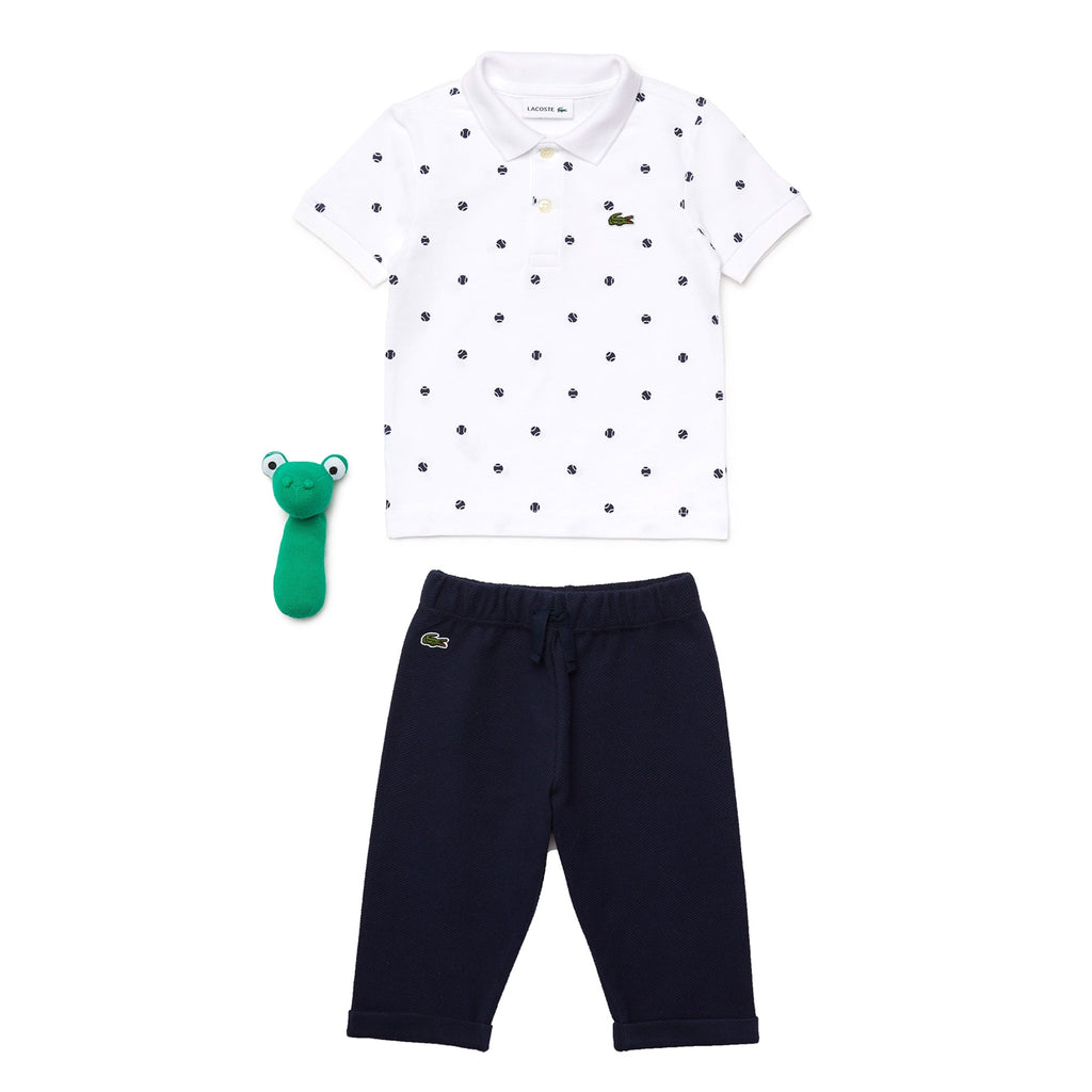 Baby Boy Pyjama Set - Navy/White