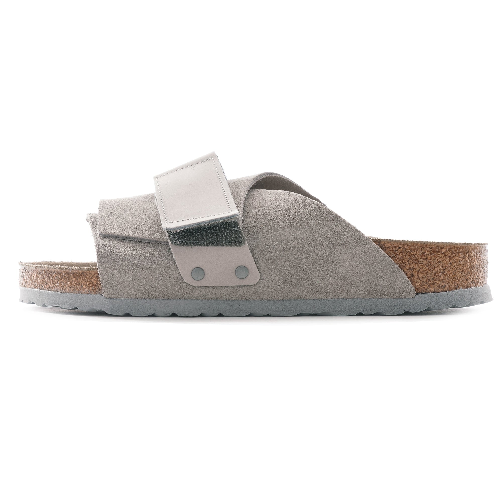 Kyoto Nubuck/Suede Leather - Stone Coin