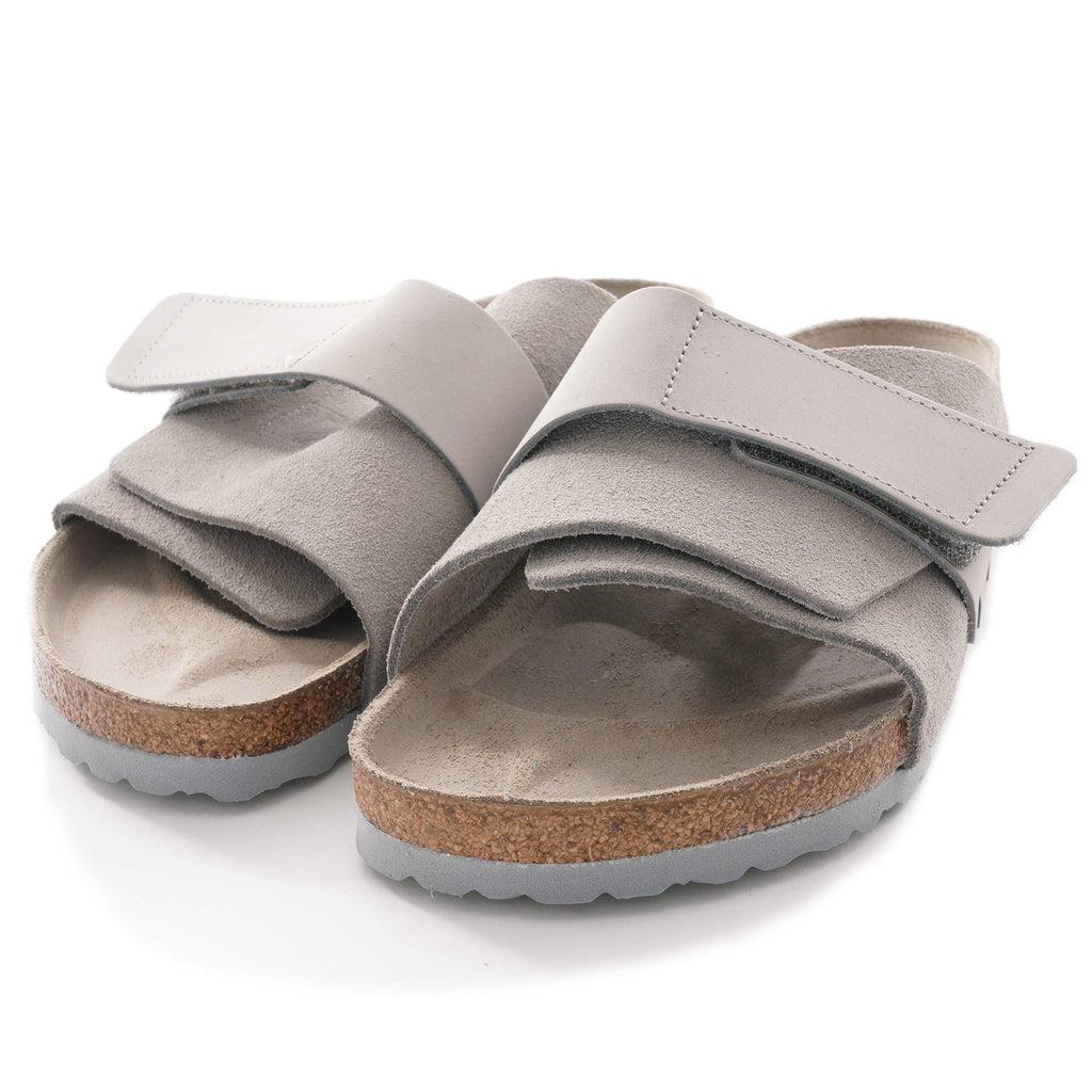 Kyoto Nubuck/Suede Leather - Stone Coin