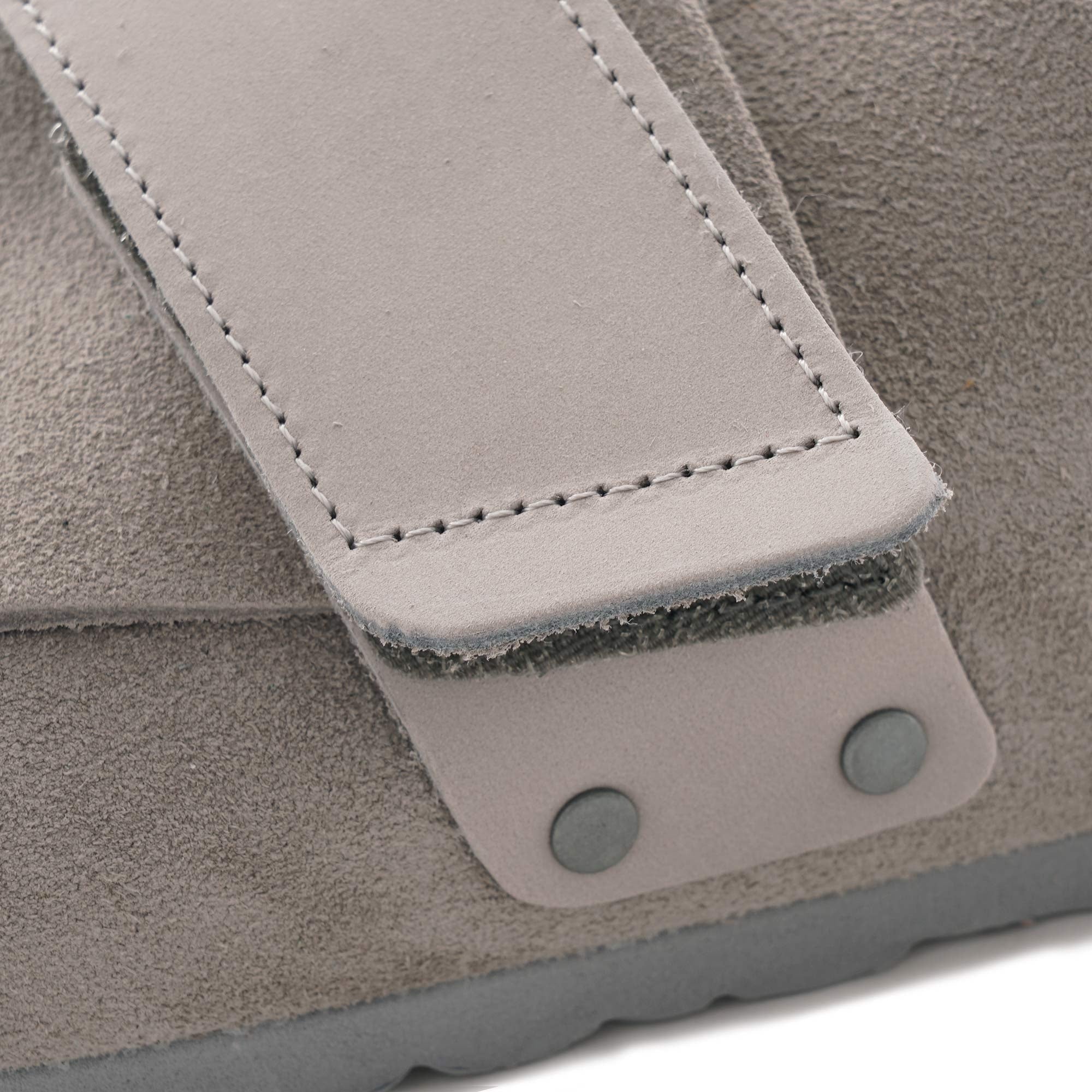 Kyoto Nubuck/Suede Leather - Stone Coin