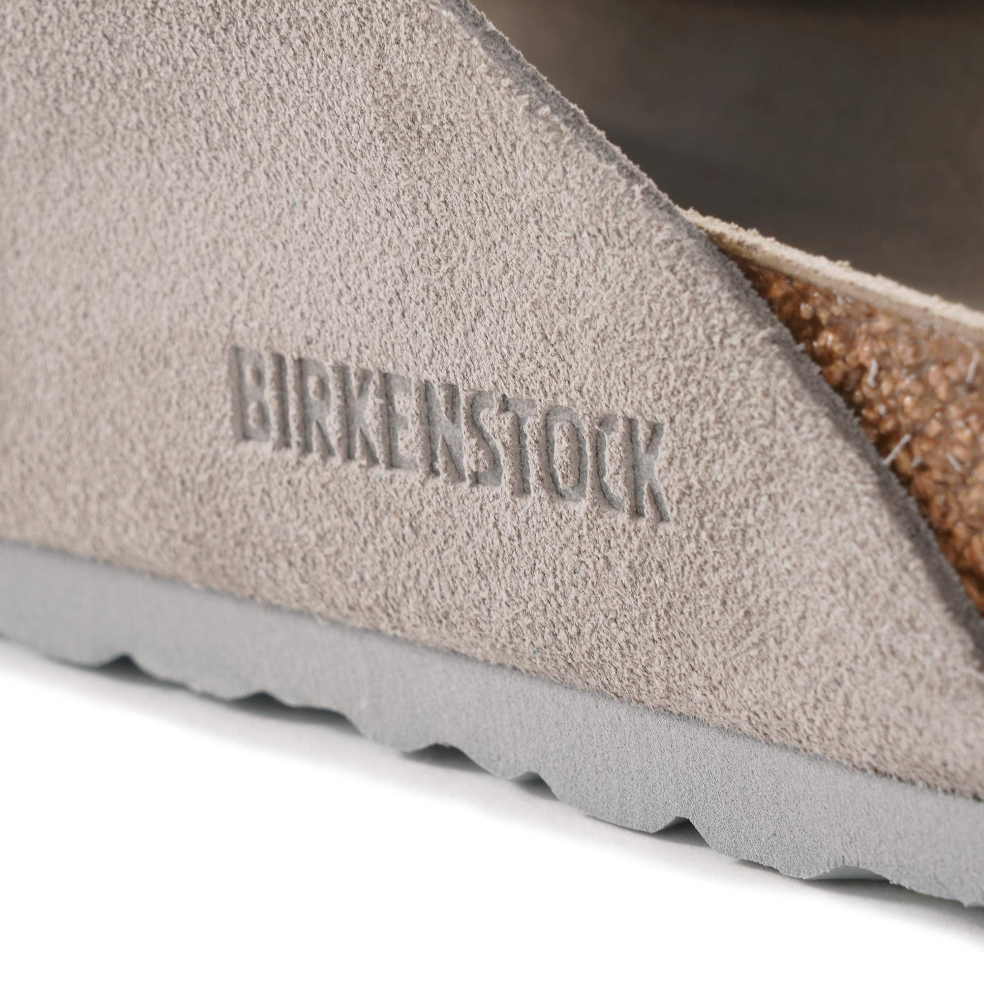 Kyoto Nubuck/Suede Leather - Stone Coin
