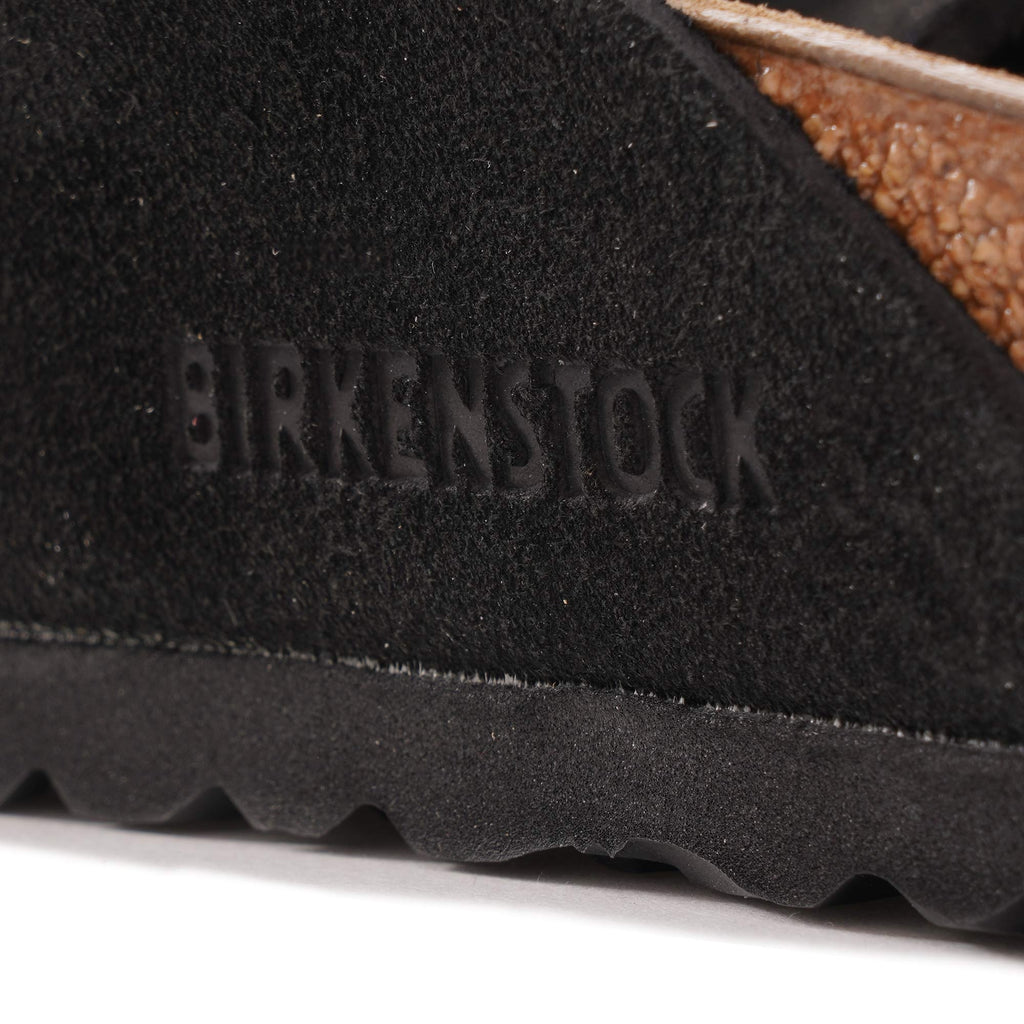 Kyoto Oiled Leather/Suede Leather - Black