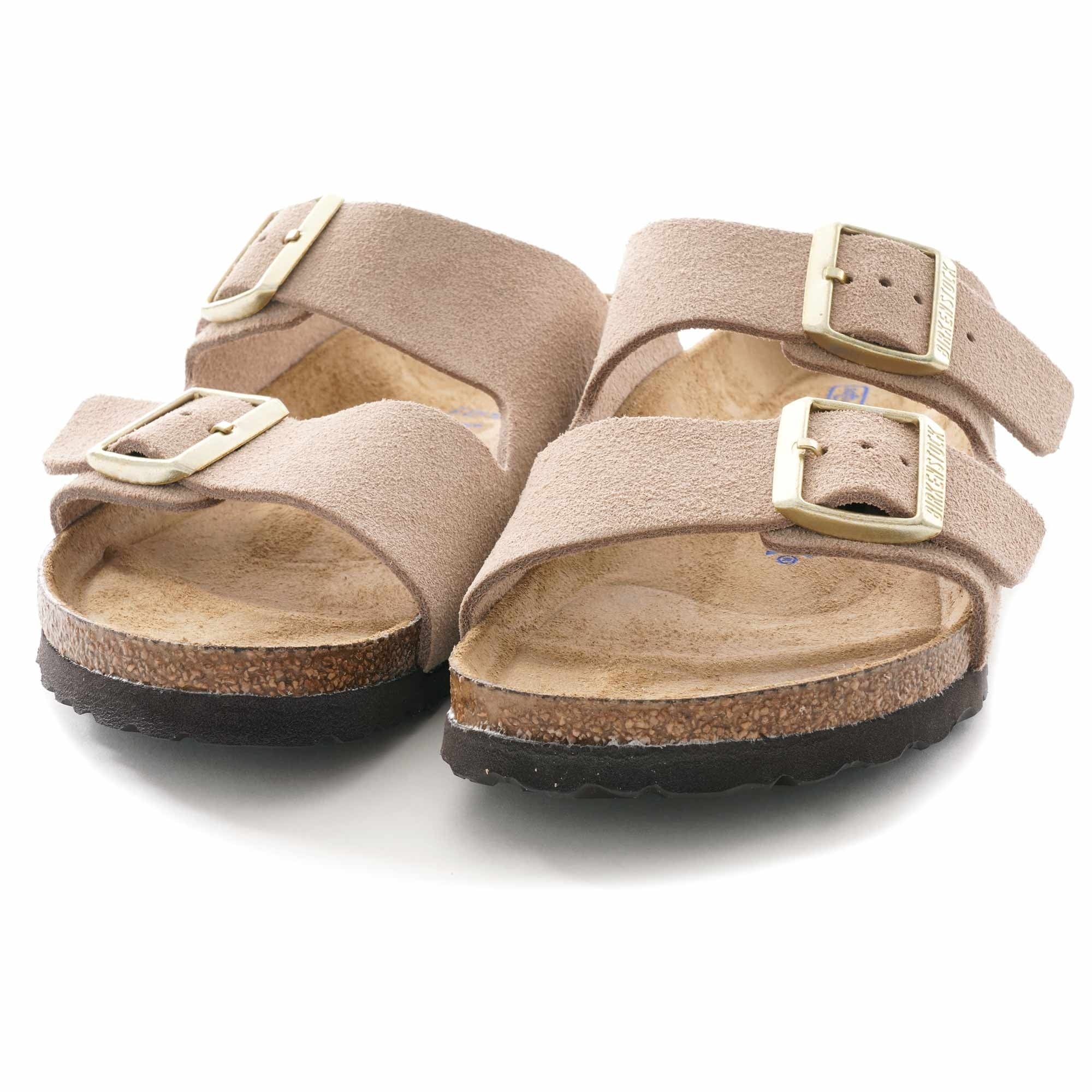 Arizona Soft Footbed Suede Leather - Nude