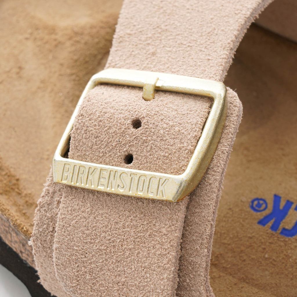 Arizona Soft Footbed Suede Leather - Nude