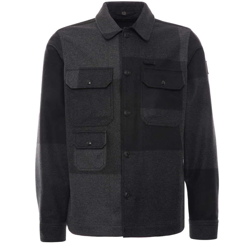 Forge Overshirt Wool Melton Blend - Charcoal