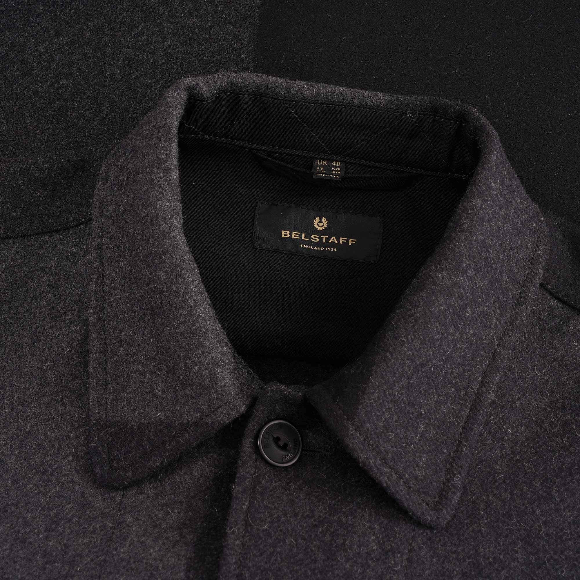 Forge Overshirt Wool Melton Blend - Charcoal