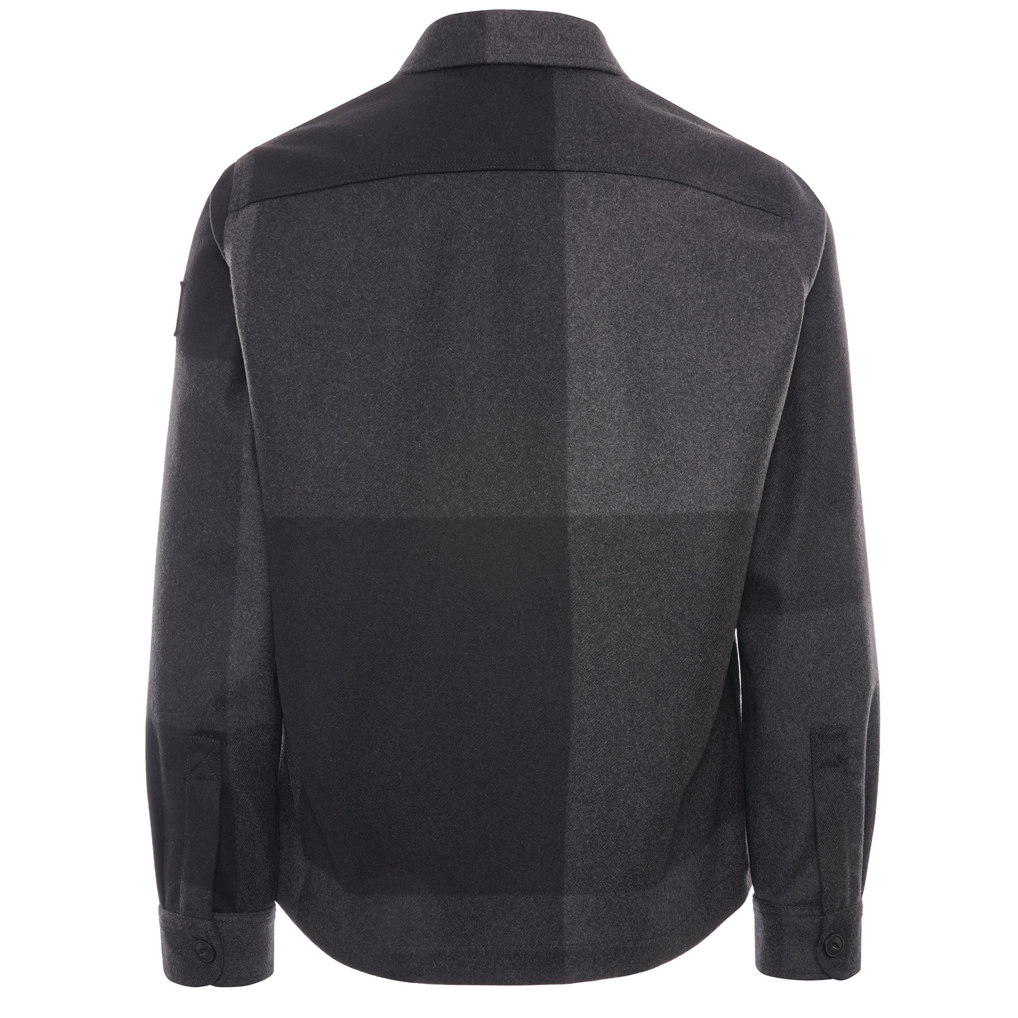 Forge Overshirt Wool Melton Blend - Charcoal