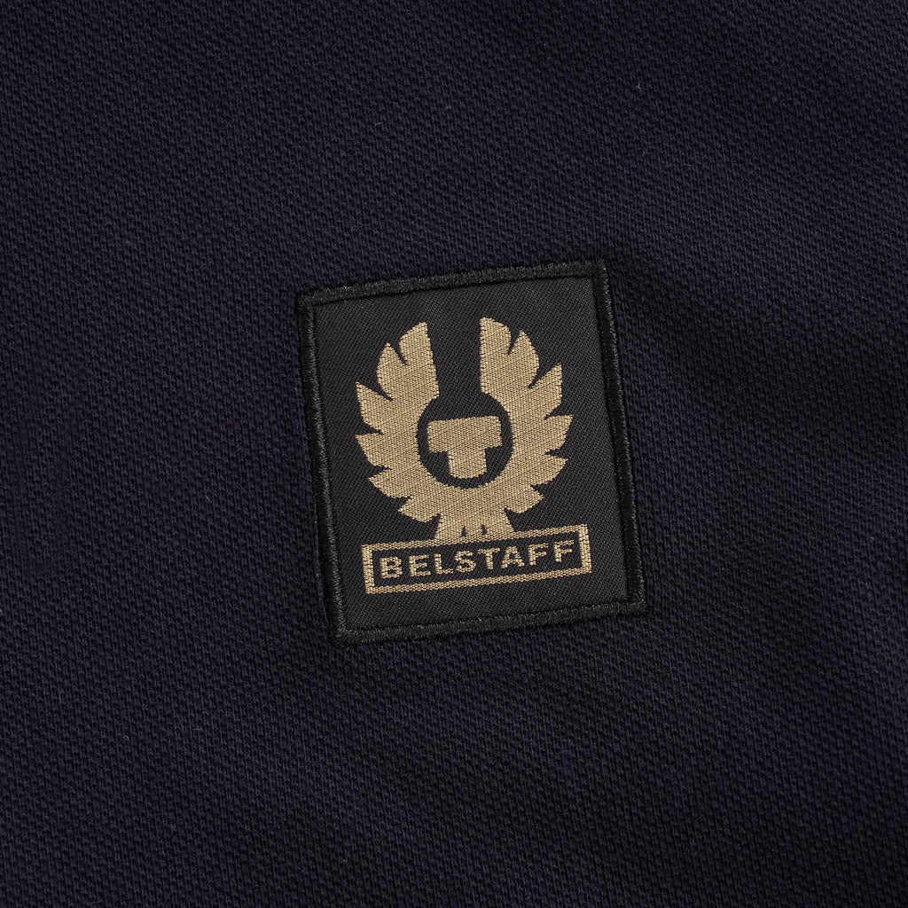 Pique Weave Short Sleeved Polo - Dark Ink
