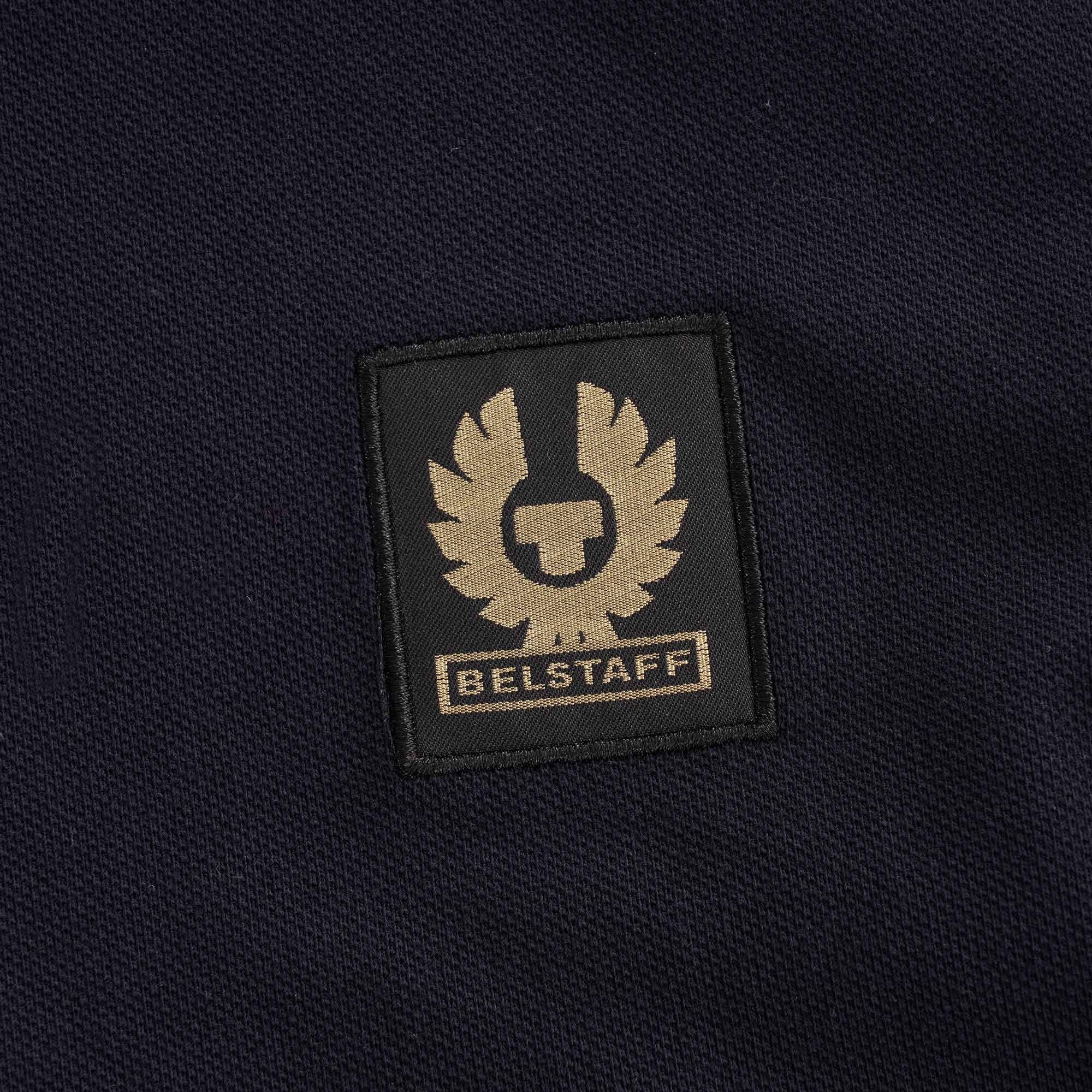 Pique Weave Short Sleeved Polo - Dark Ink