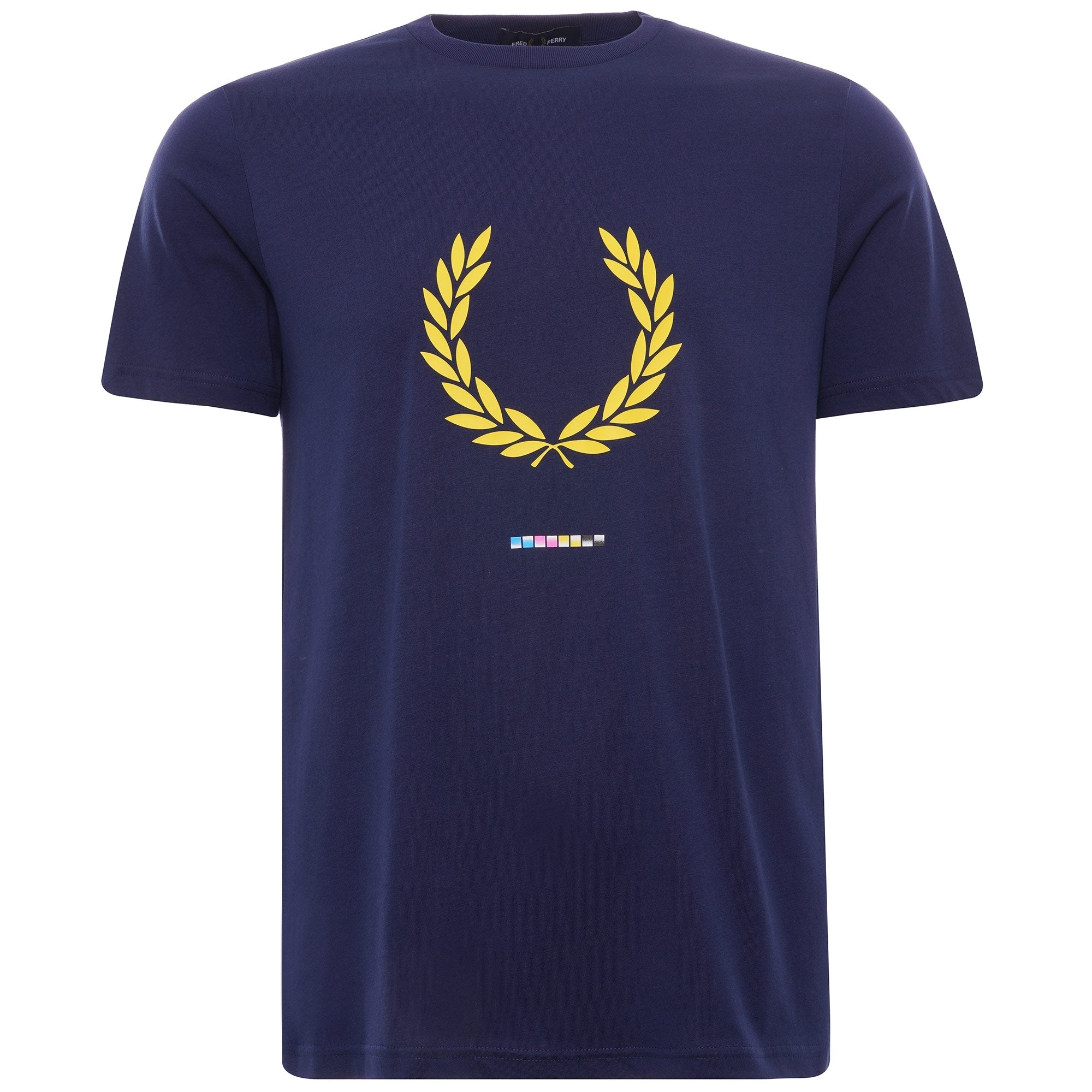 Print Registration T-Shirt - French Navy