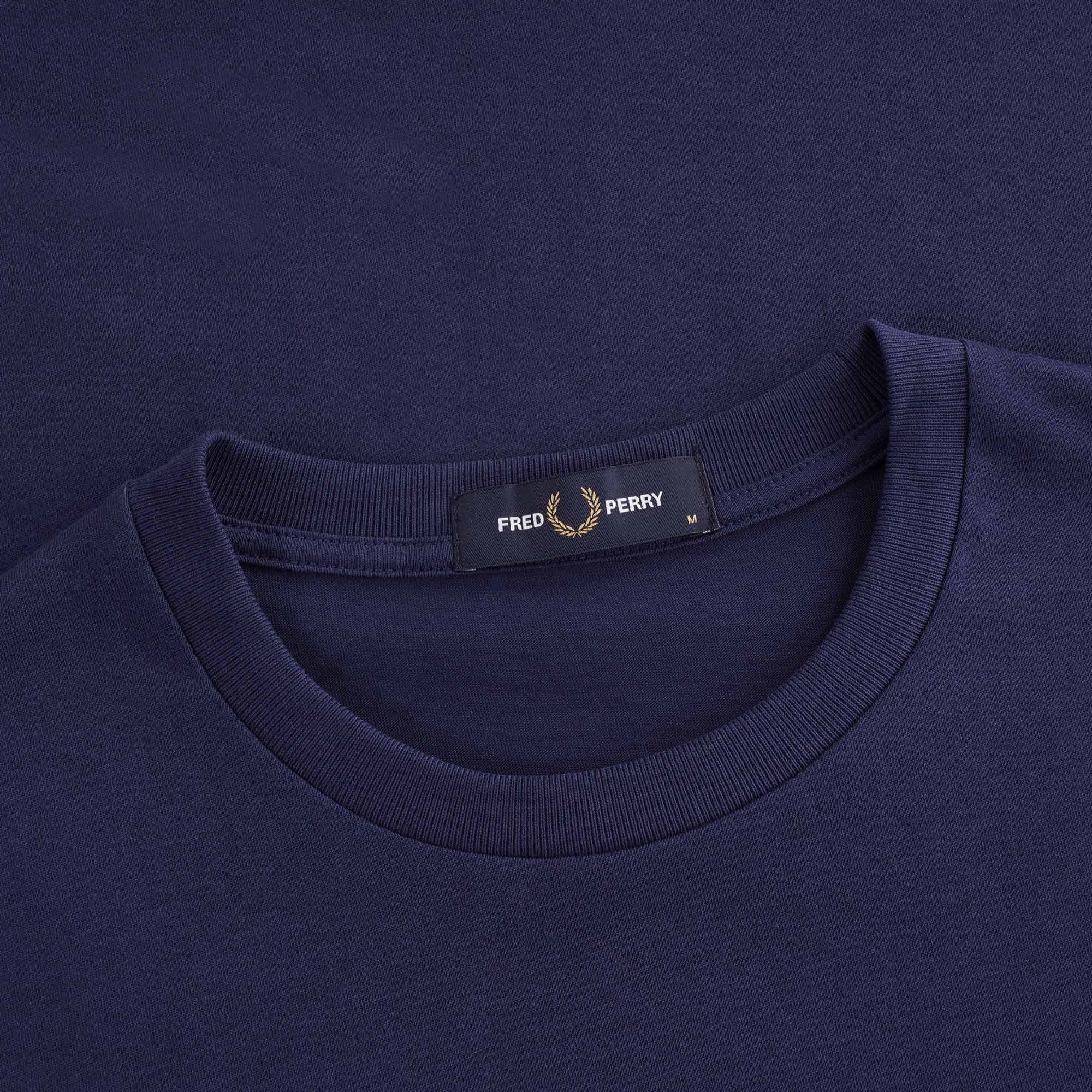 Print Registration T-Shirt - French Navy