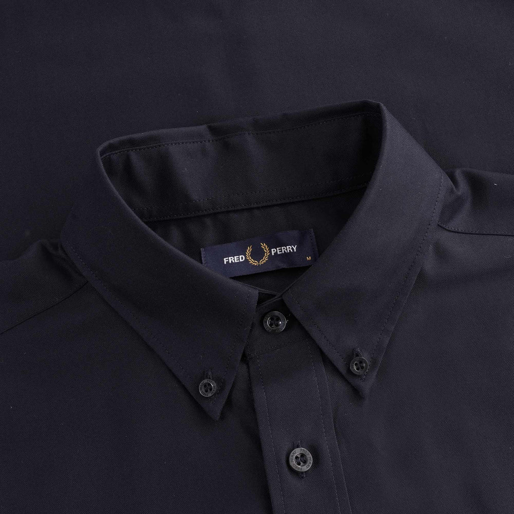 Short Sleeve Oxford Shirt - Navy