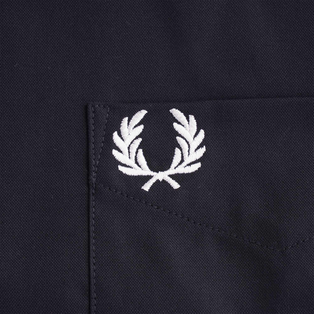 Short Sleeve Oxford Shirt - Navy
