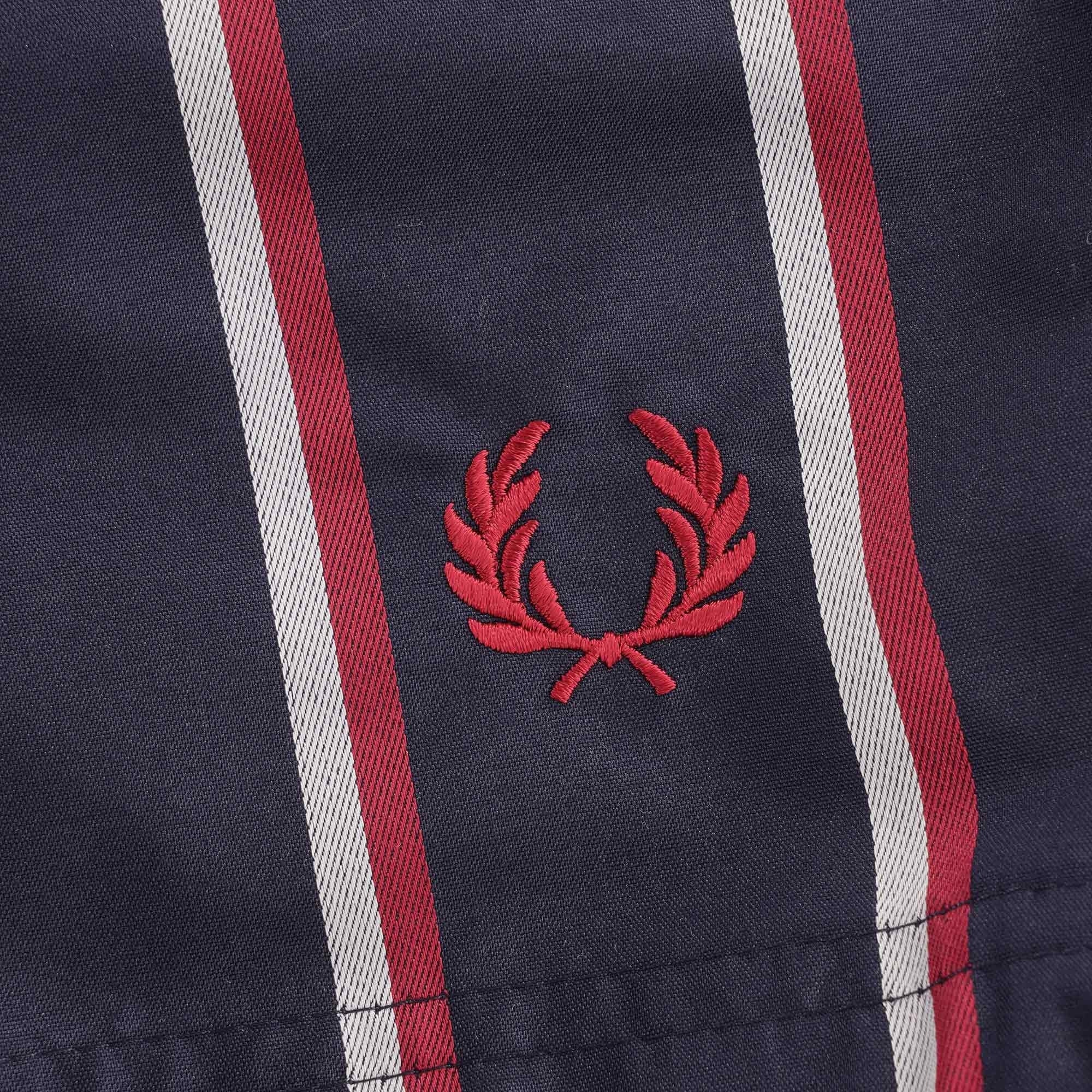 Striped Swim Shorts - Navy