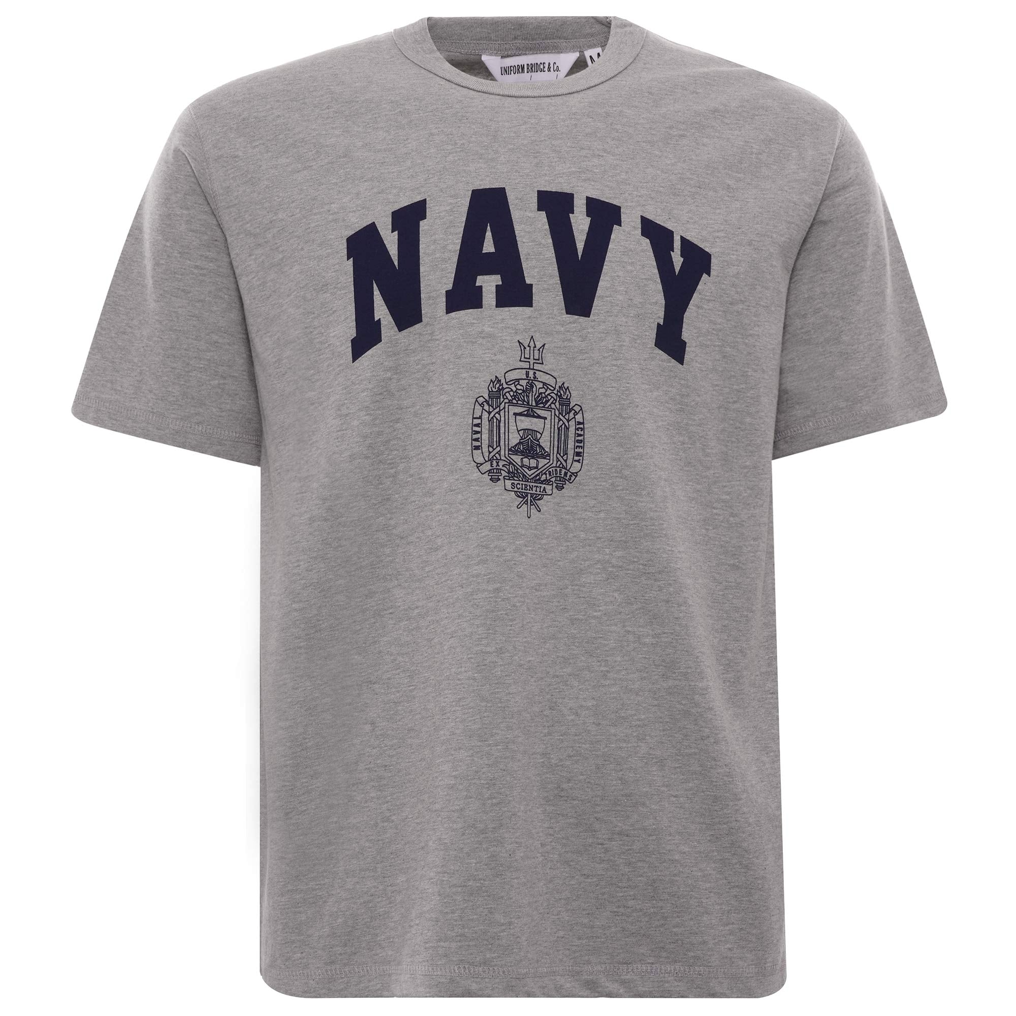 US Navy Logo Tee - Melange/Grey