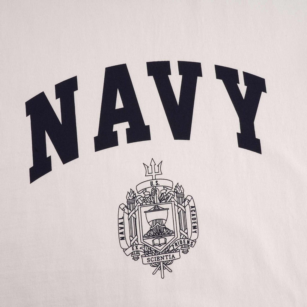 US Navy Logo Tee - Off White