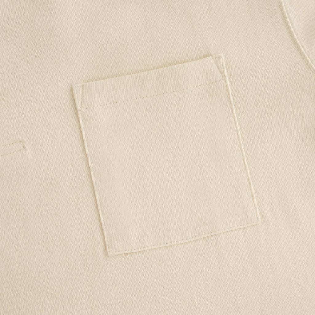 Collar Short Sleeve Tee - Cream