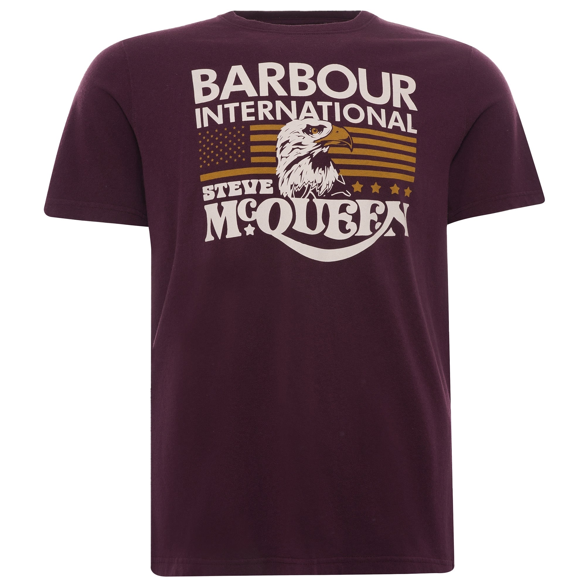 Steve McQueenª Eagle T-Shirt - Merlot