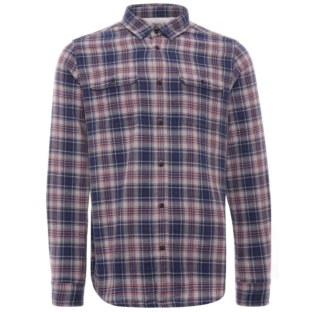 Steve McQueenª Henri Check Shirt - Navy
