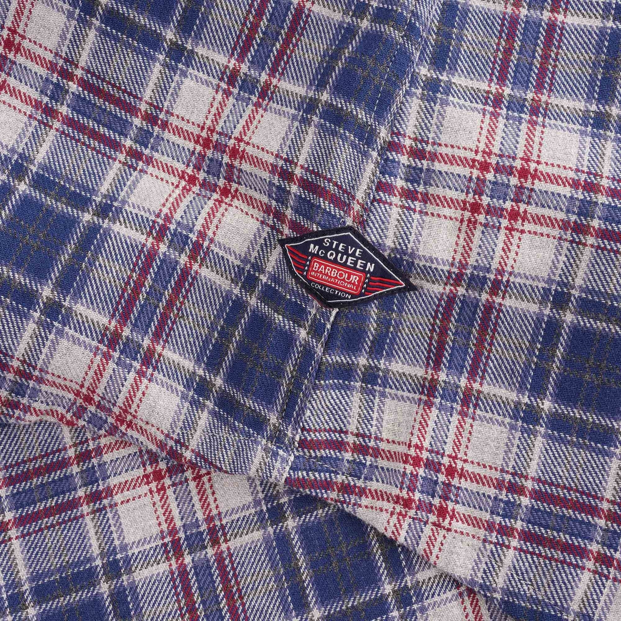 Steve McQueenª Henri Check Shirt - Navy