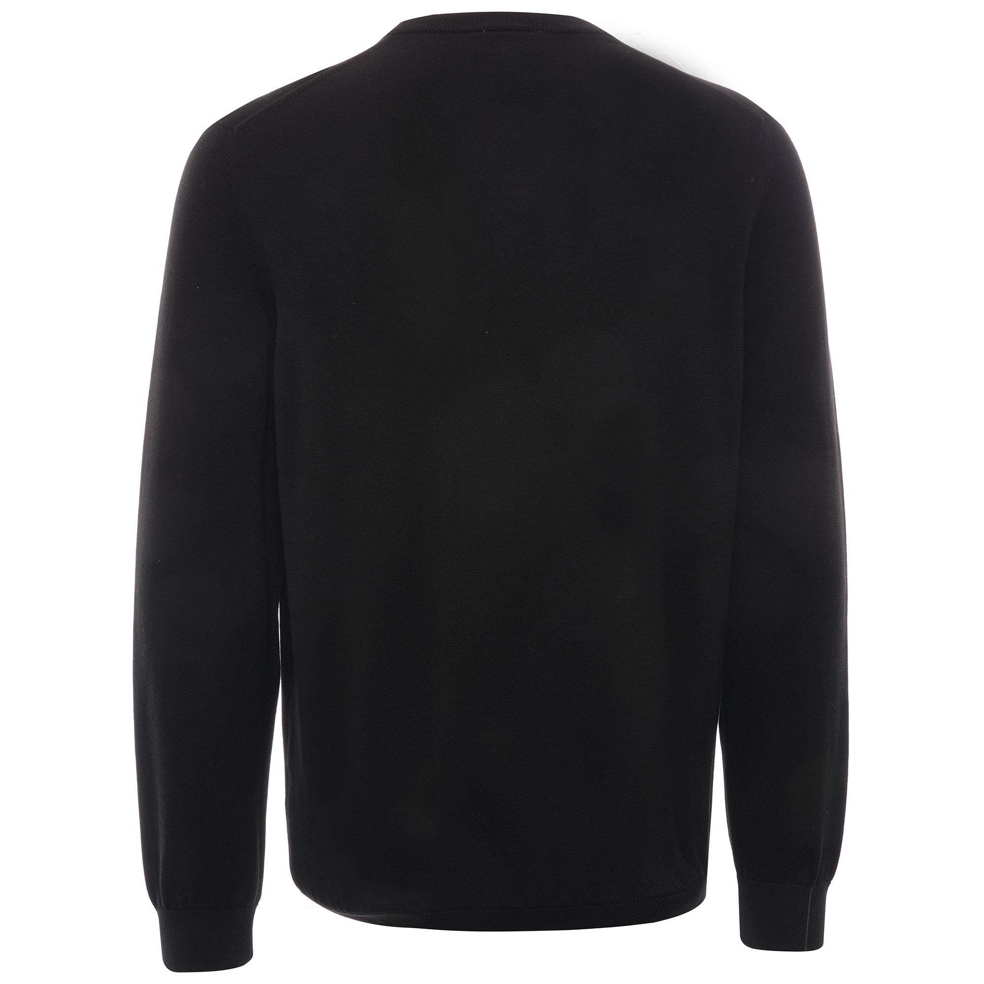 Organic Cotton Crew Neck Jumper - Noir