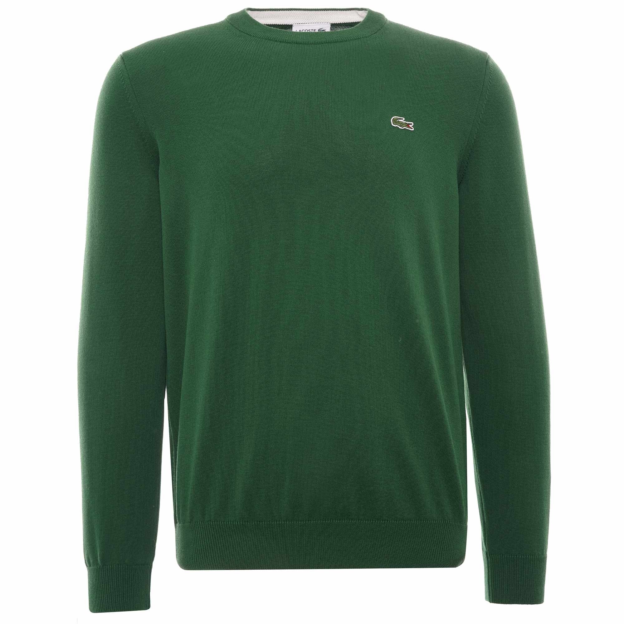 Organic Cotton Crew Neck Jumper - Vert