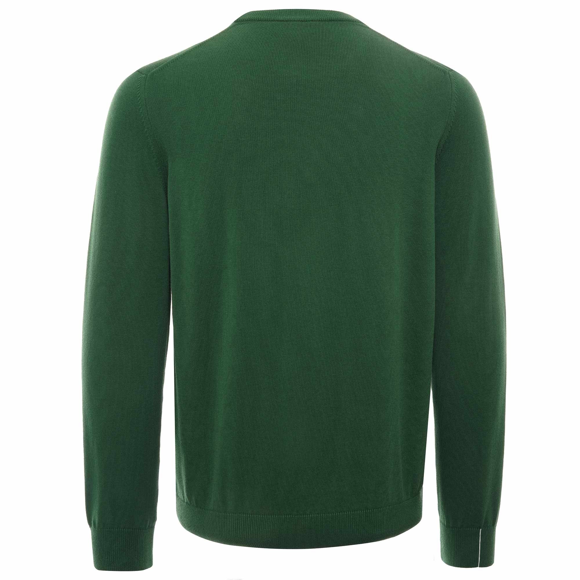 Organic Cotton Crew Neck Jumper - Vert