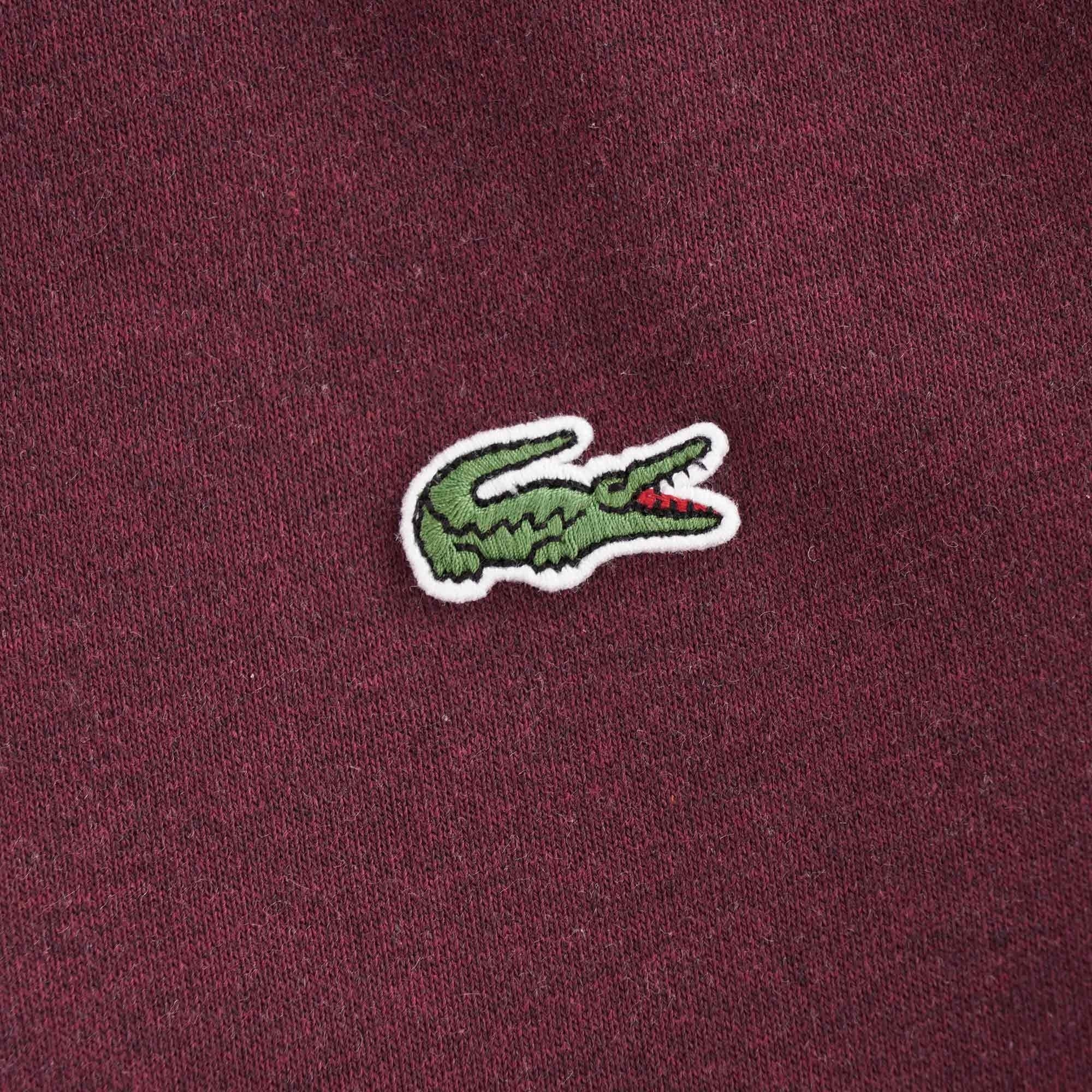 Organic Cotton Crew Neck Sweatshirt - Bordeaux