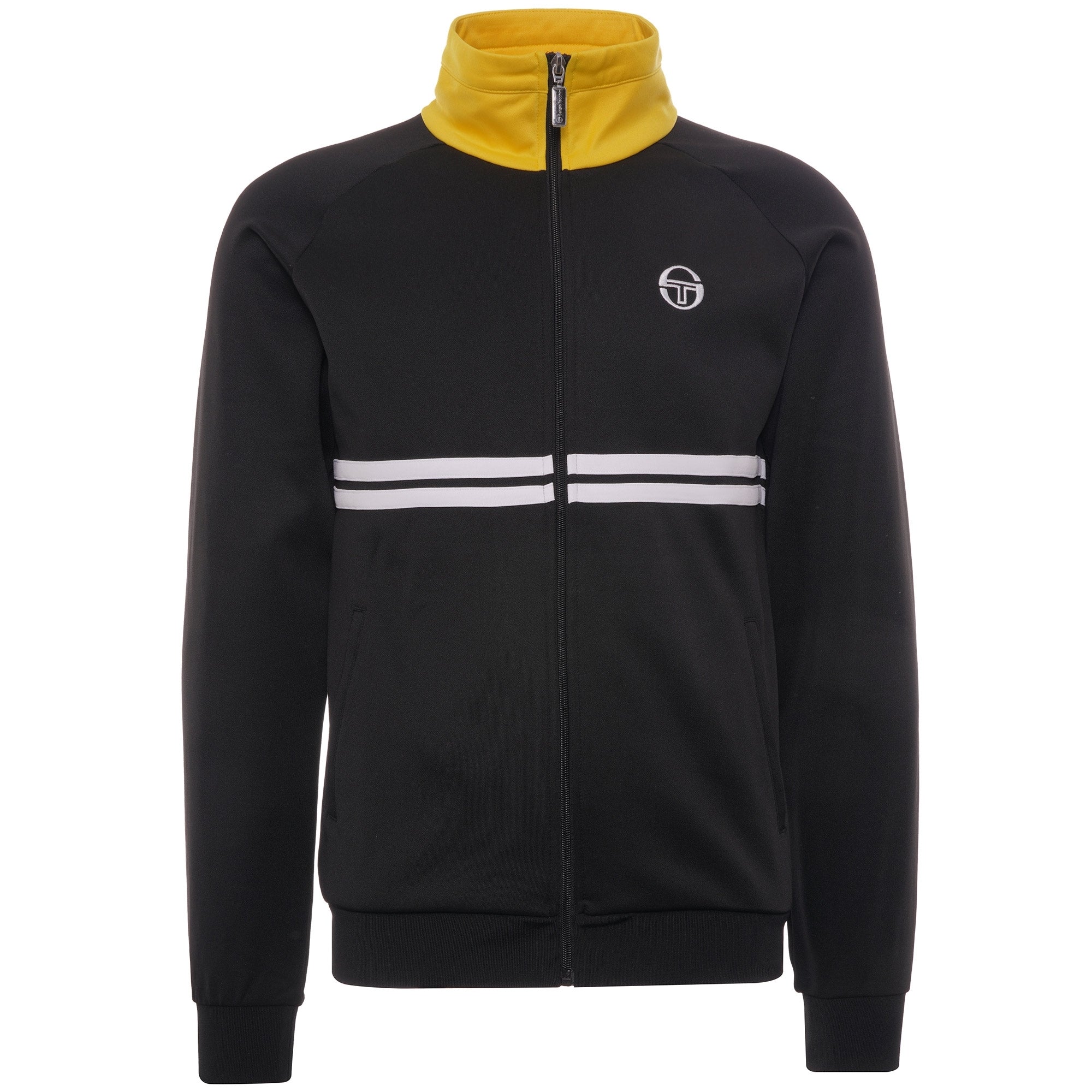 Dallas Track Top - Black/Yellow/White