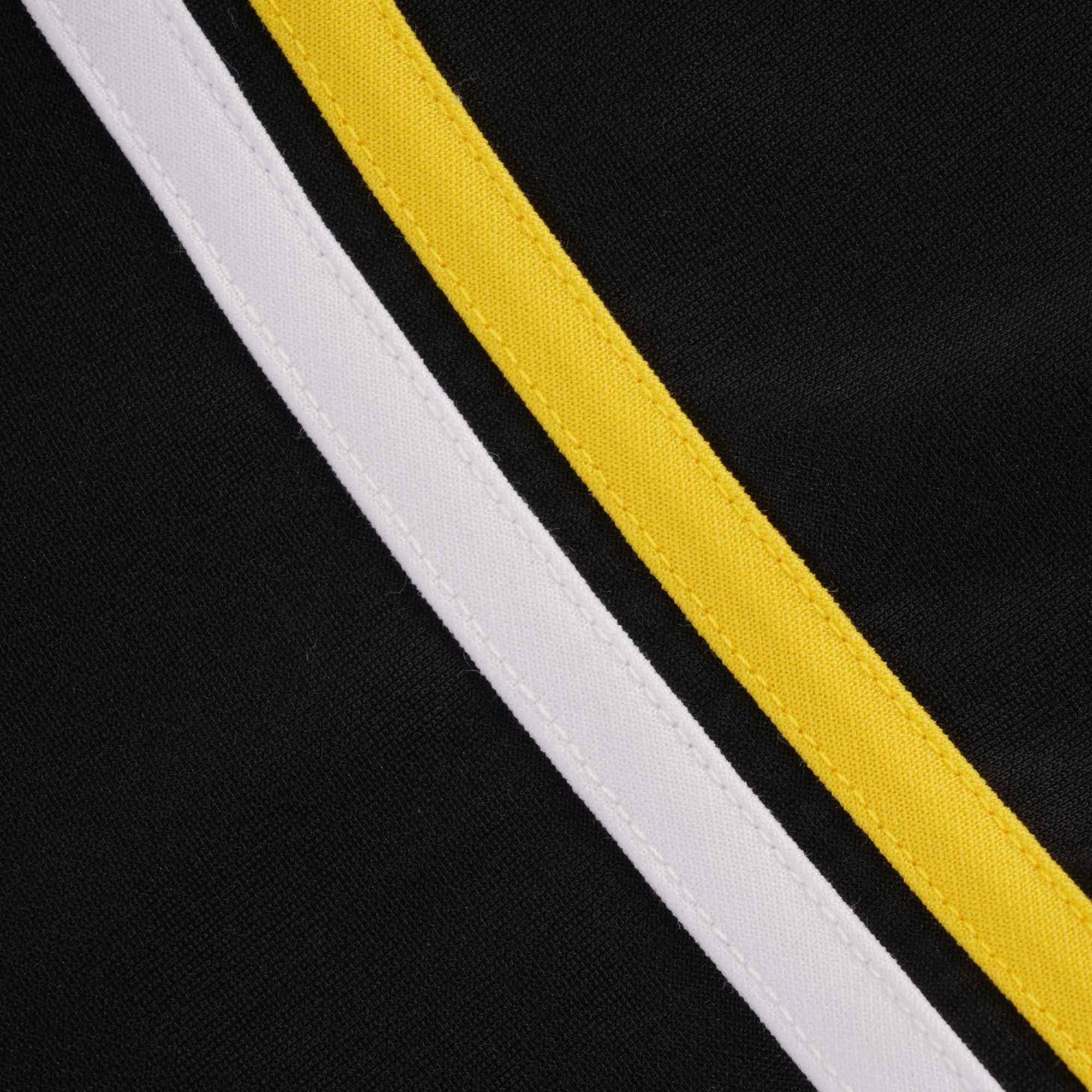 Orion Cuffed Track Pant - Black/Yellow