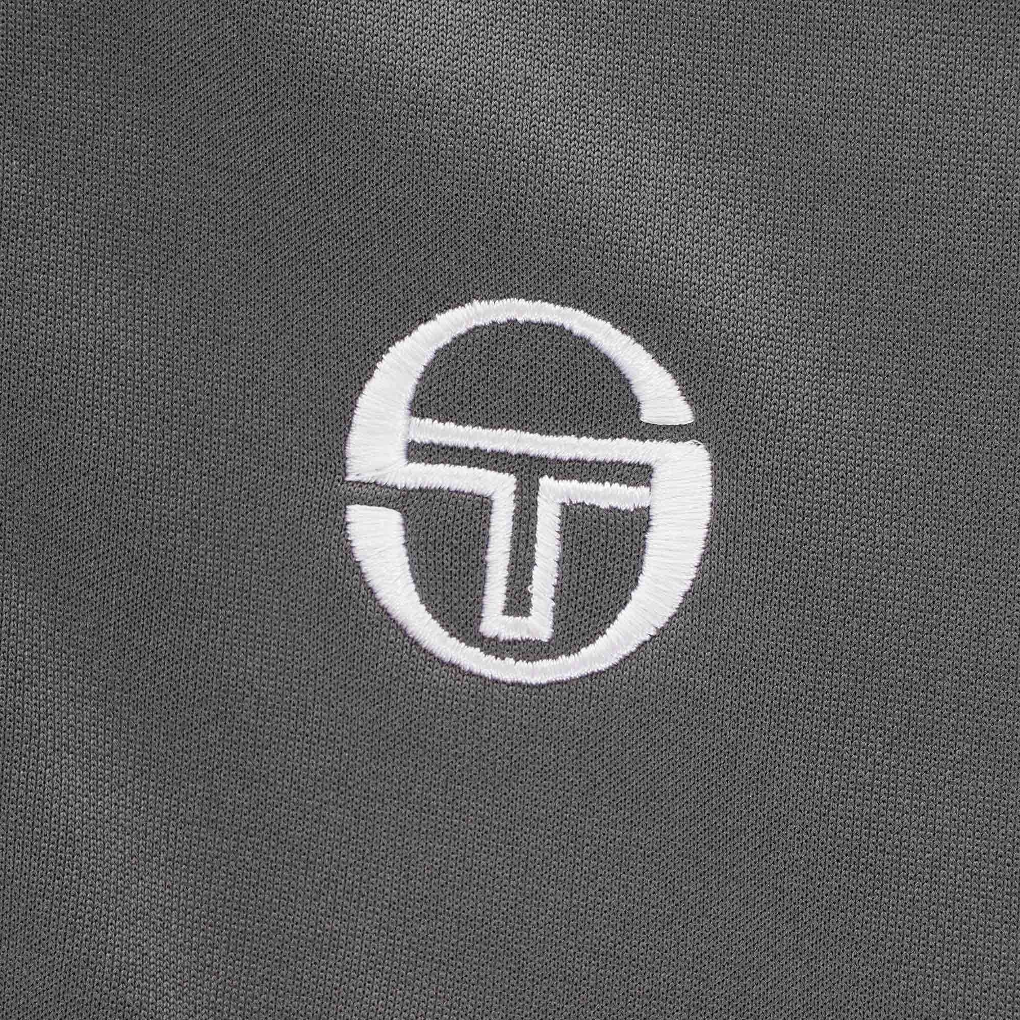 Orion Cuffed Track Pant - Charcoal Grey/Black/White