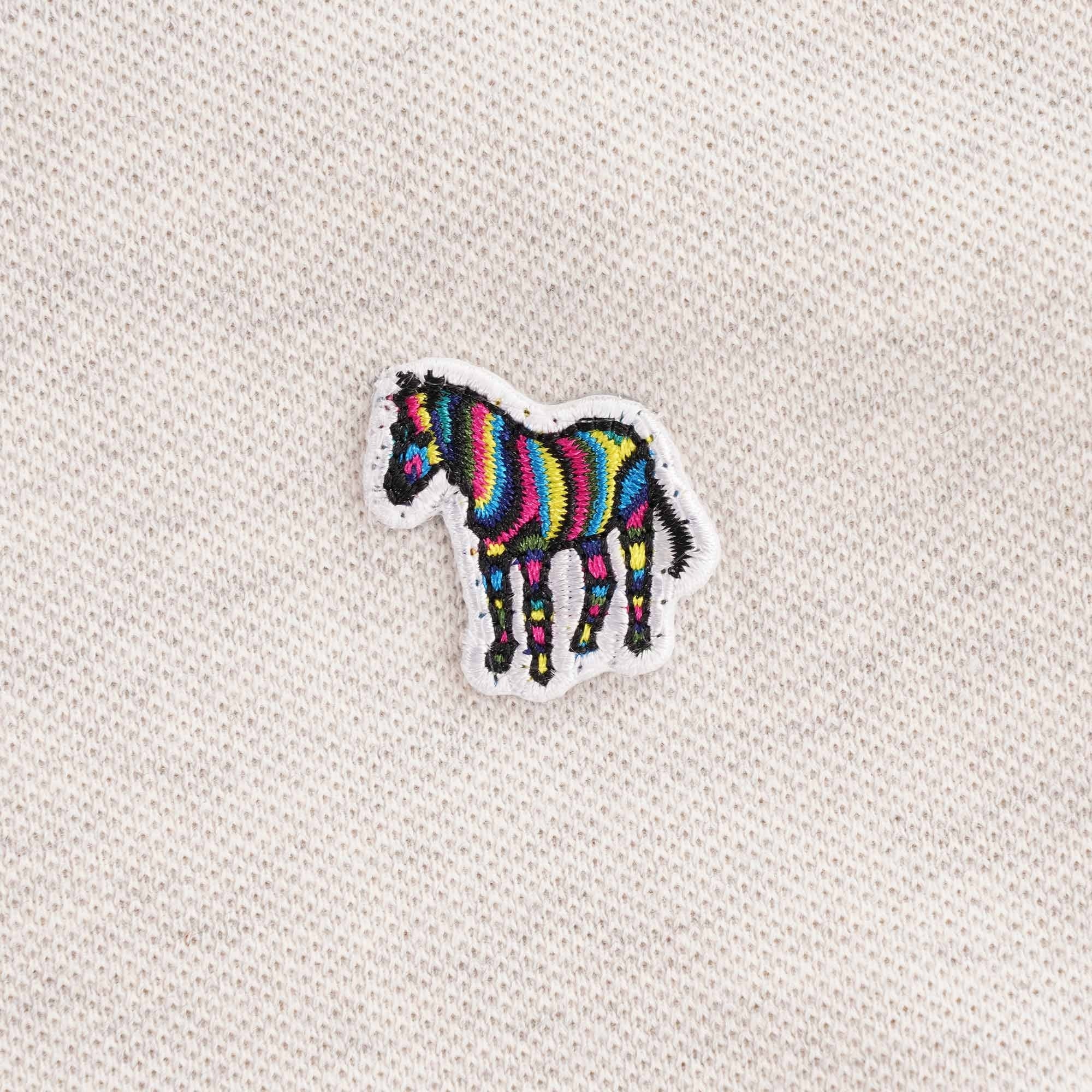 Zebra Polo Shirt - Off White