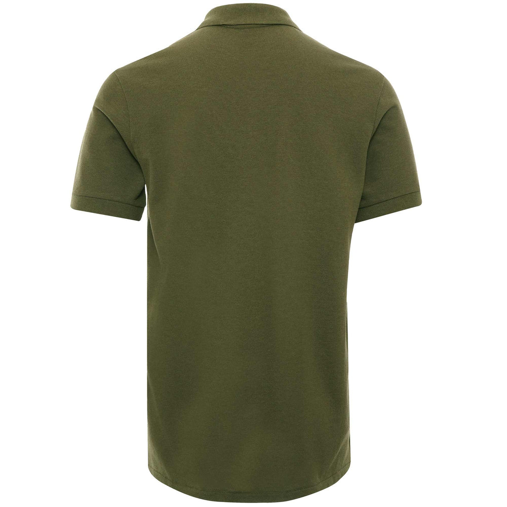 Organic Cotton-Pique Zebra Polo Shirt - Khaki