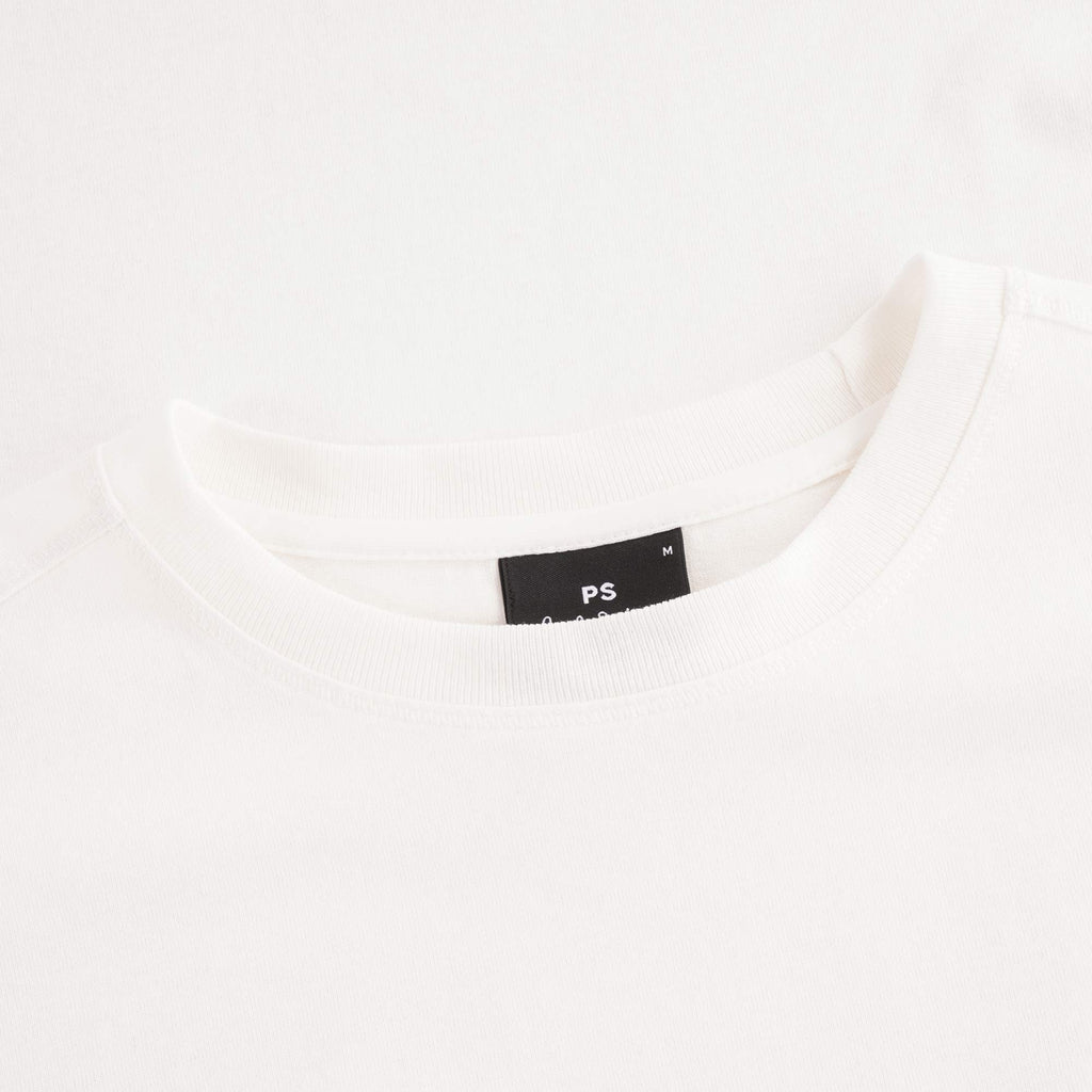 PS Happy' Organic Cotton T-Shirt - Off White