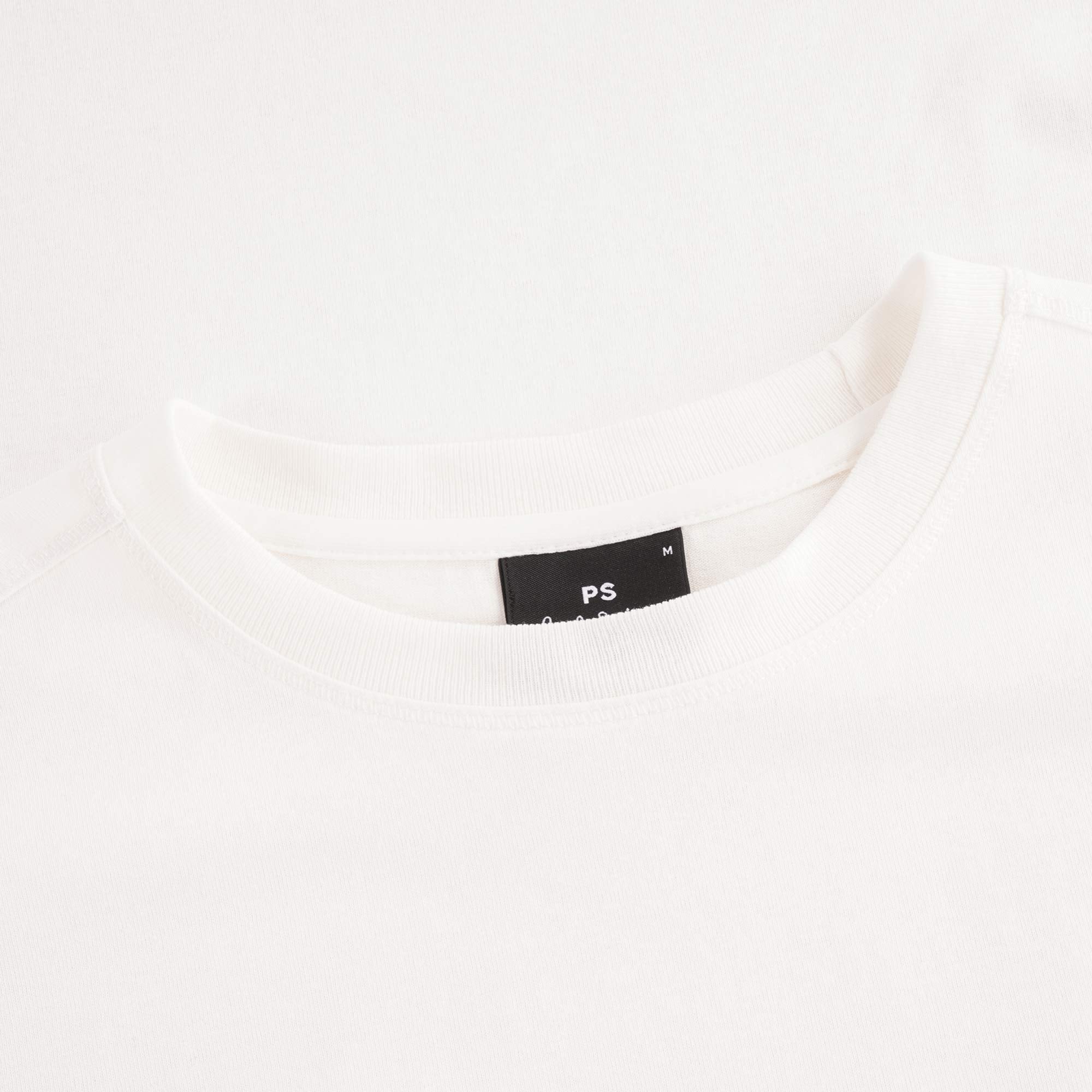 PS Happy' Organic Cotton T-Shirt - Off White