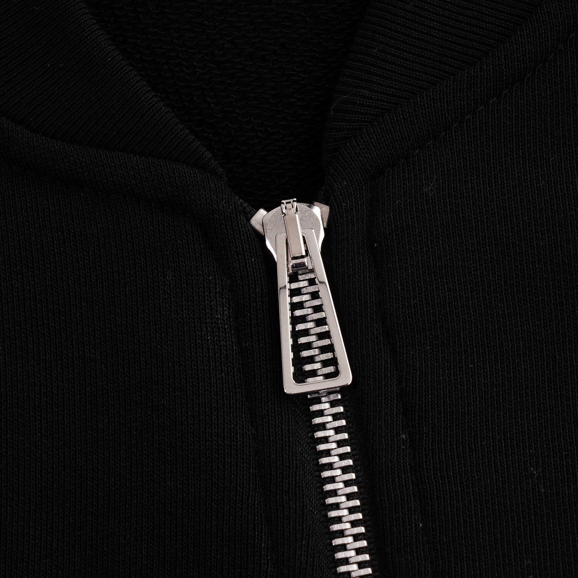 Zebra Logo Organic-Cotton Bomber Jacket - Black