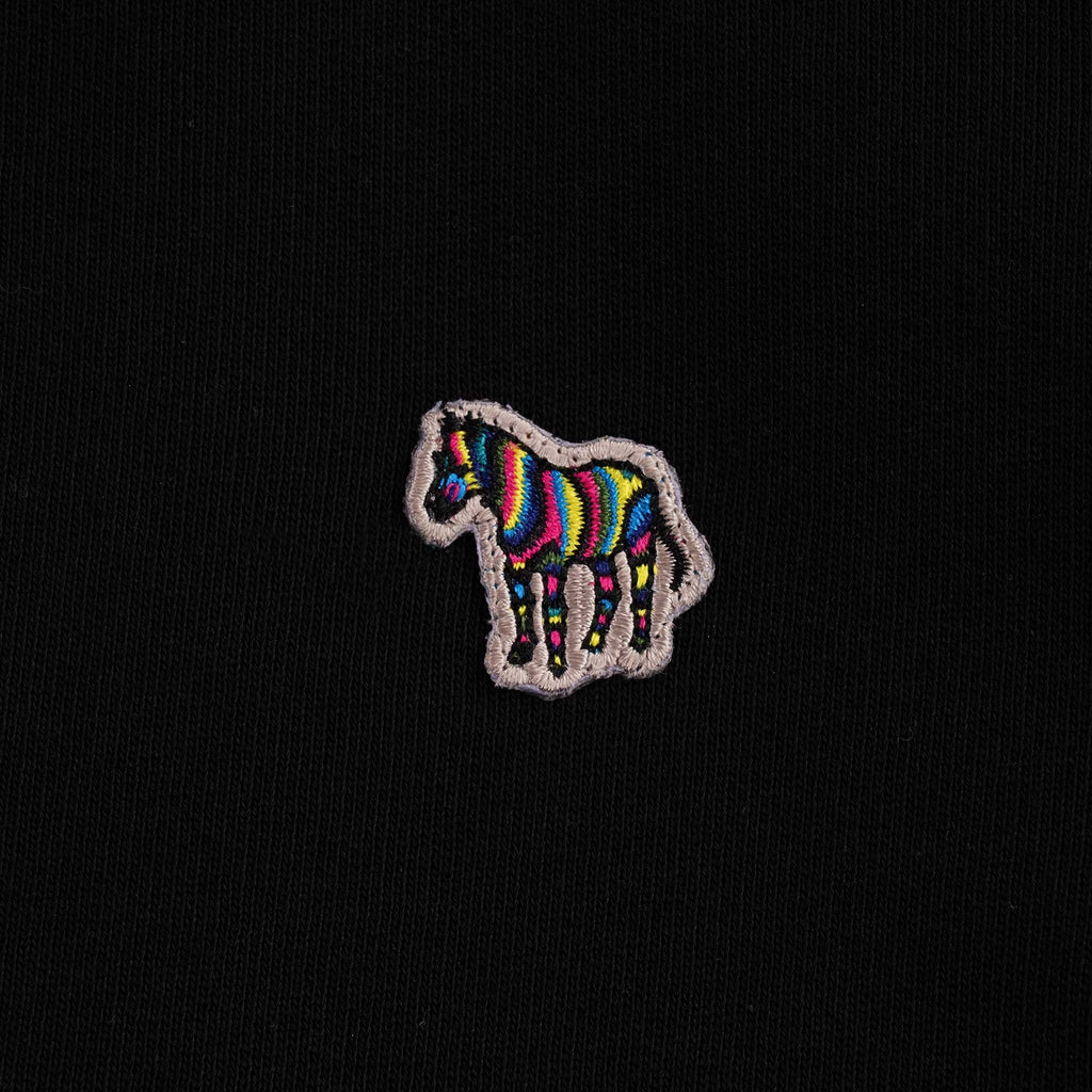 Zebra Logo Organic-Cotton Bomber Jacket - Black