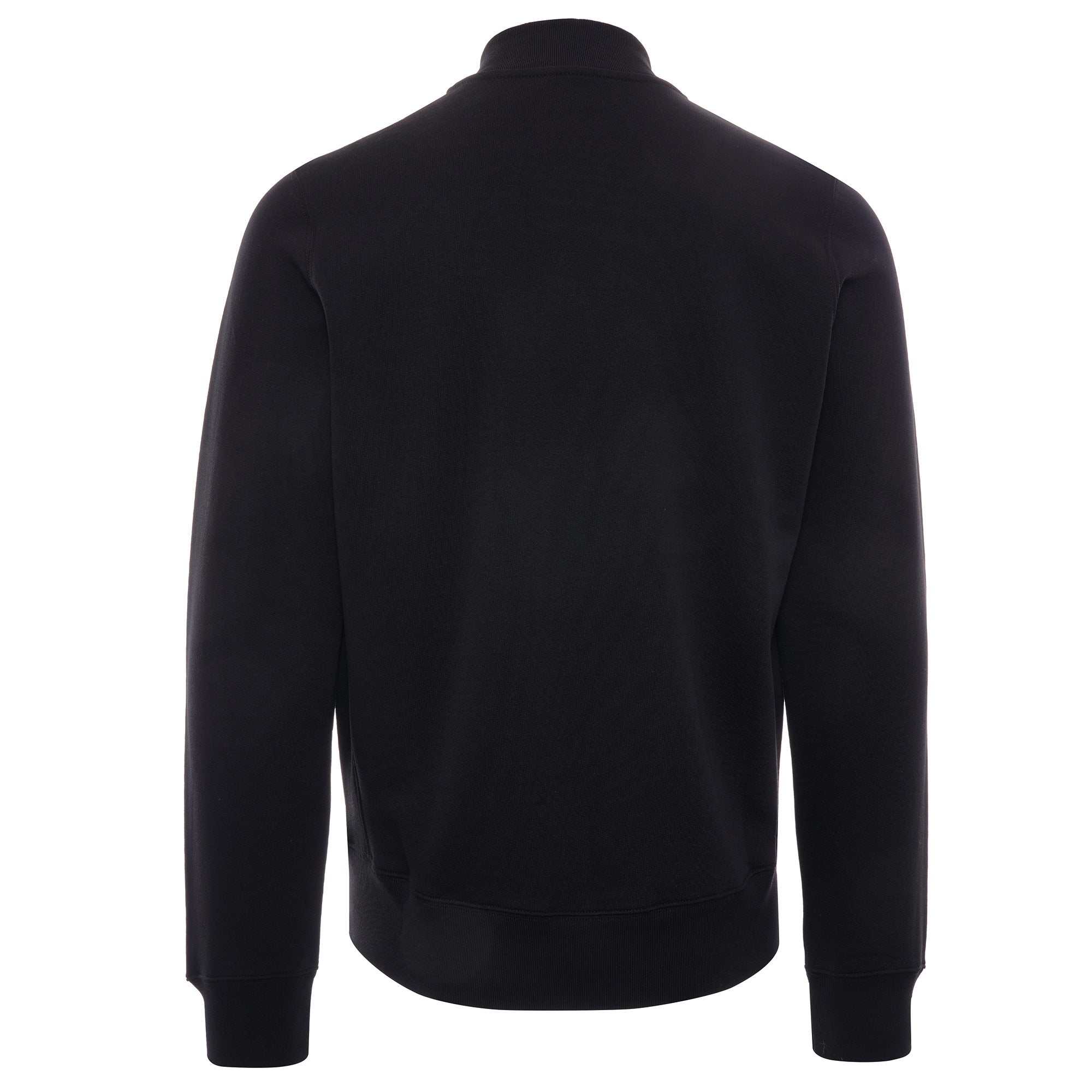 Zebra Logo Organic-Cotton Bomber Jacket - Black
