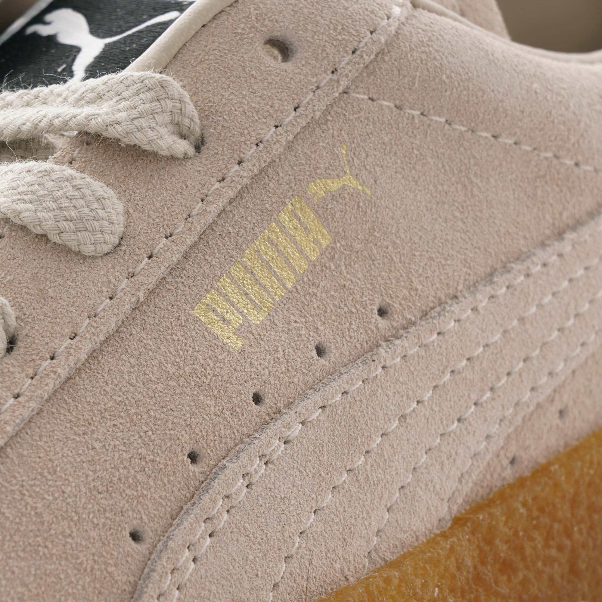 Suede Crepe Trainers - Peyote