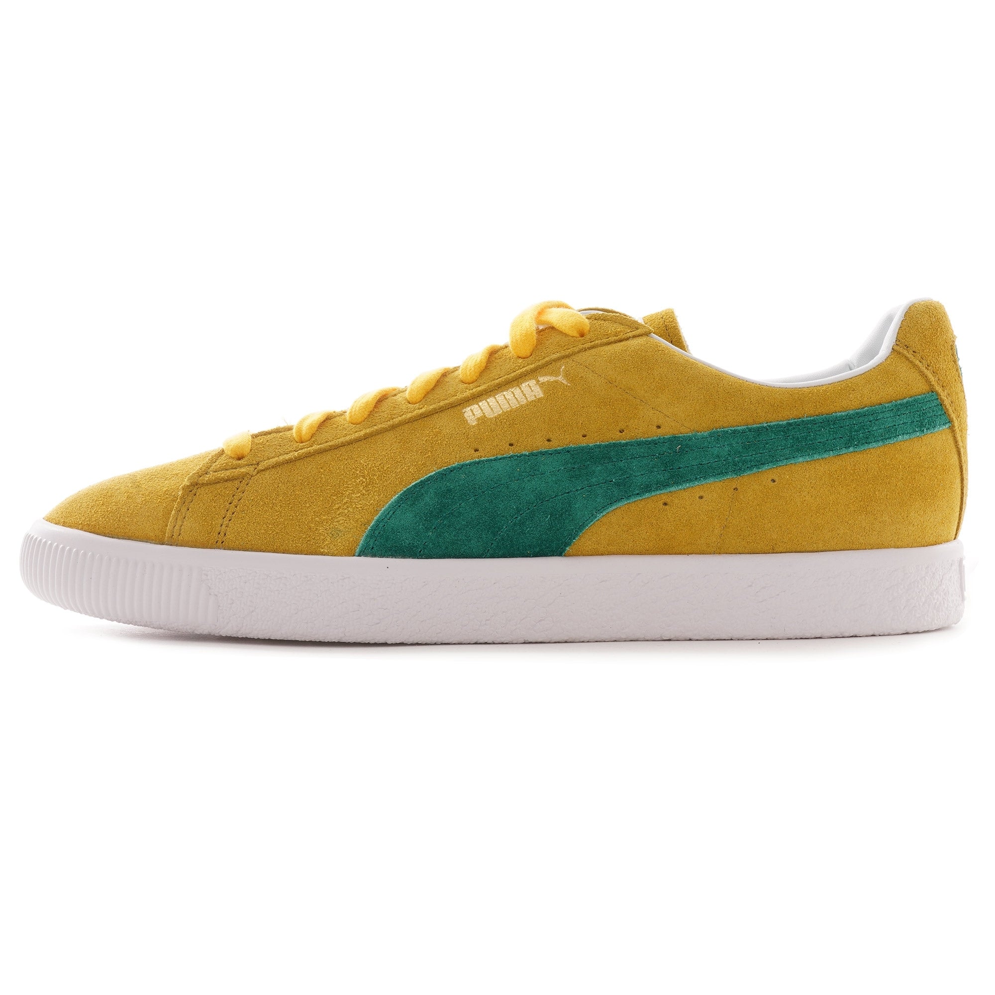 Suede VTG Trainers - Yellow/Green